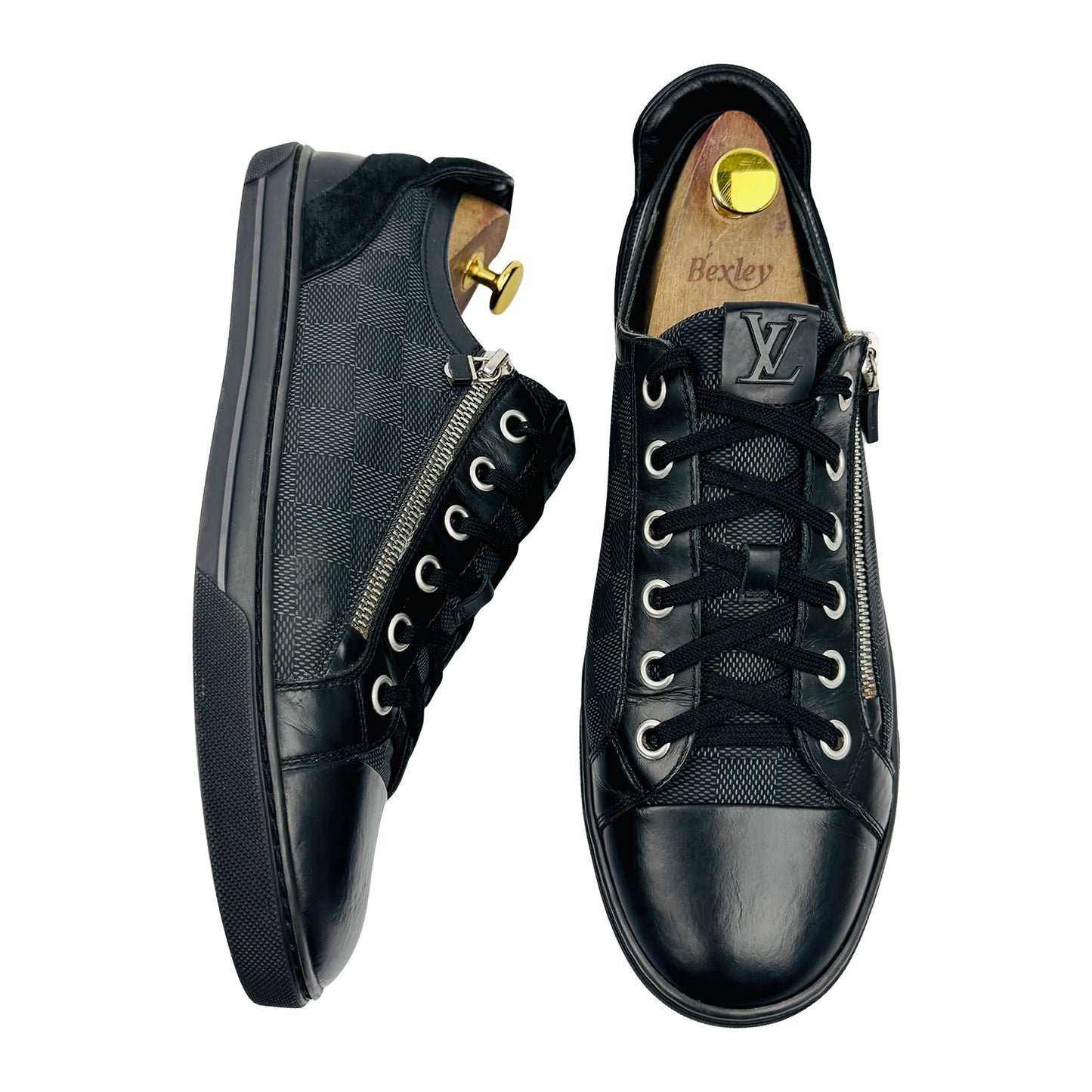 Louis Vuitton Men's Damier Graphite Sneakers (Size 43.5/44)