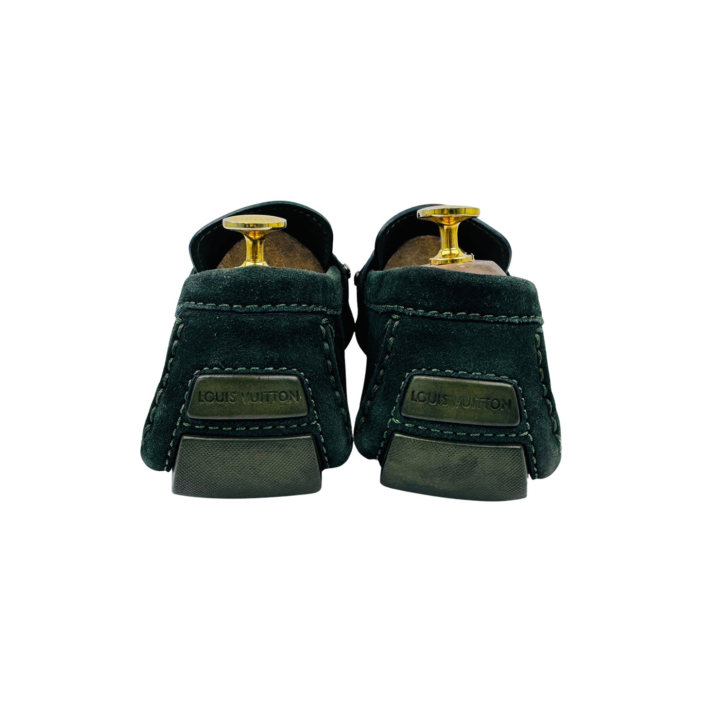 Louis Vuitton Monte Carlo Dark Green Loafers (Size 42/42.5)