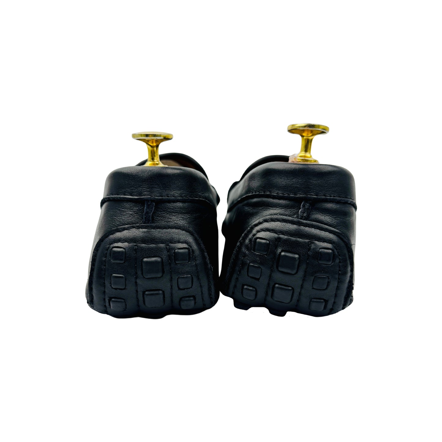 Gucci Men's Ayrton Black Leather Loafers (Size 42)