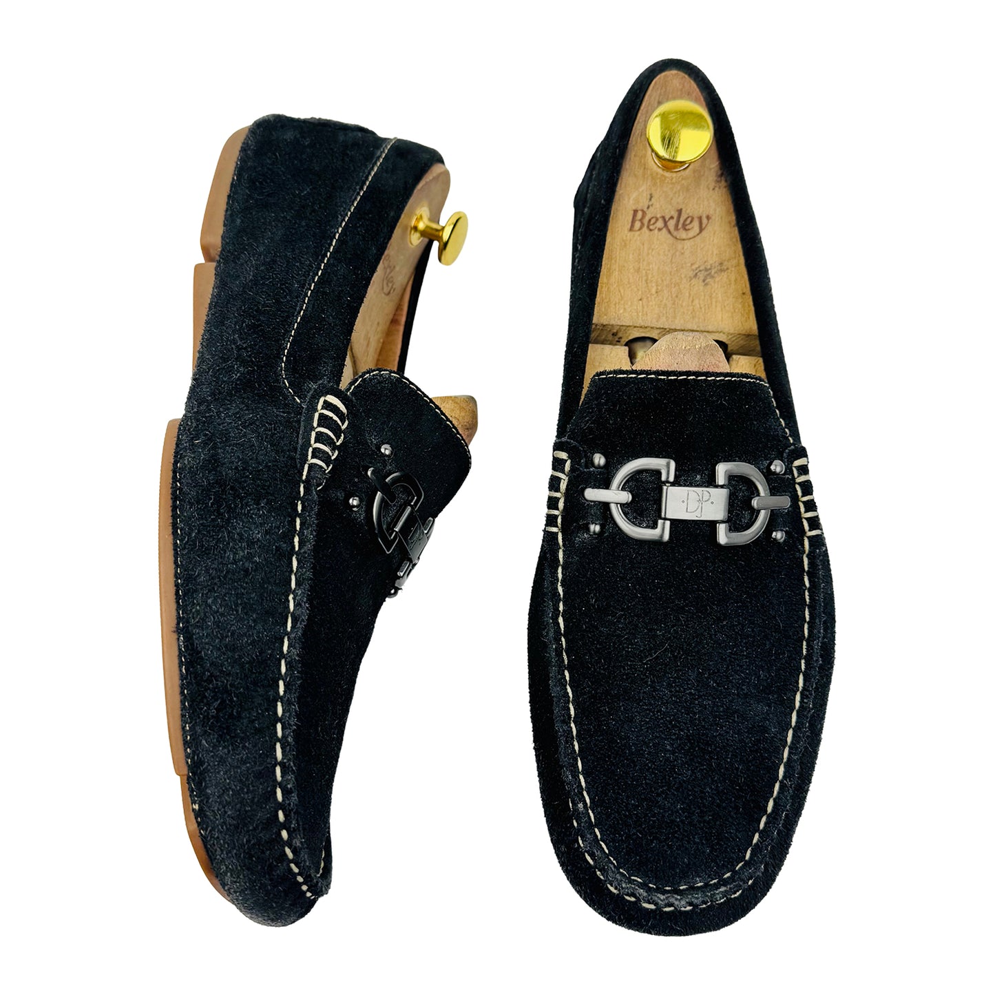 Donald J Pliner Dacio Bit Suede Loafers (Size 42.5)