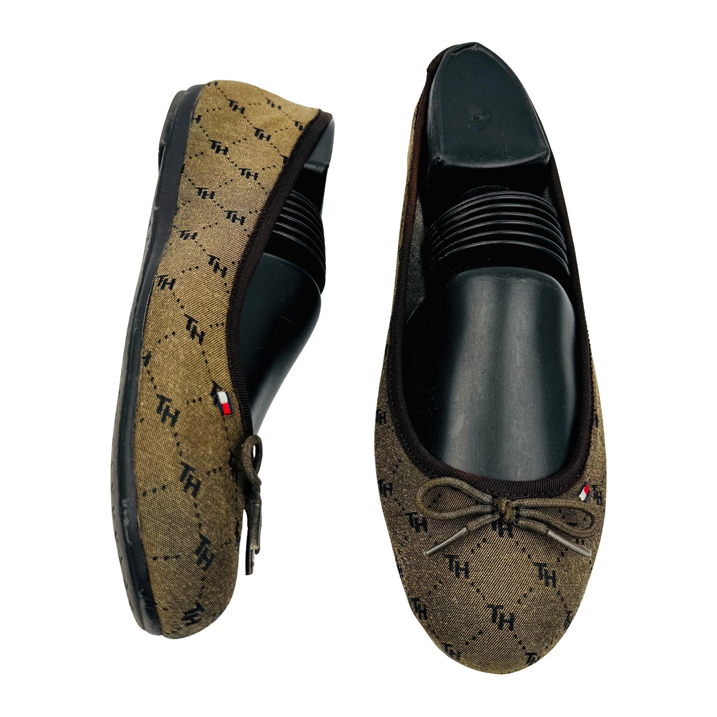 Tommy Hilfiger Monogram Ballerina Slip-On Shoes (Size 37/37.5)