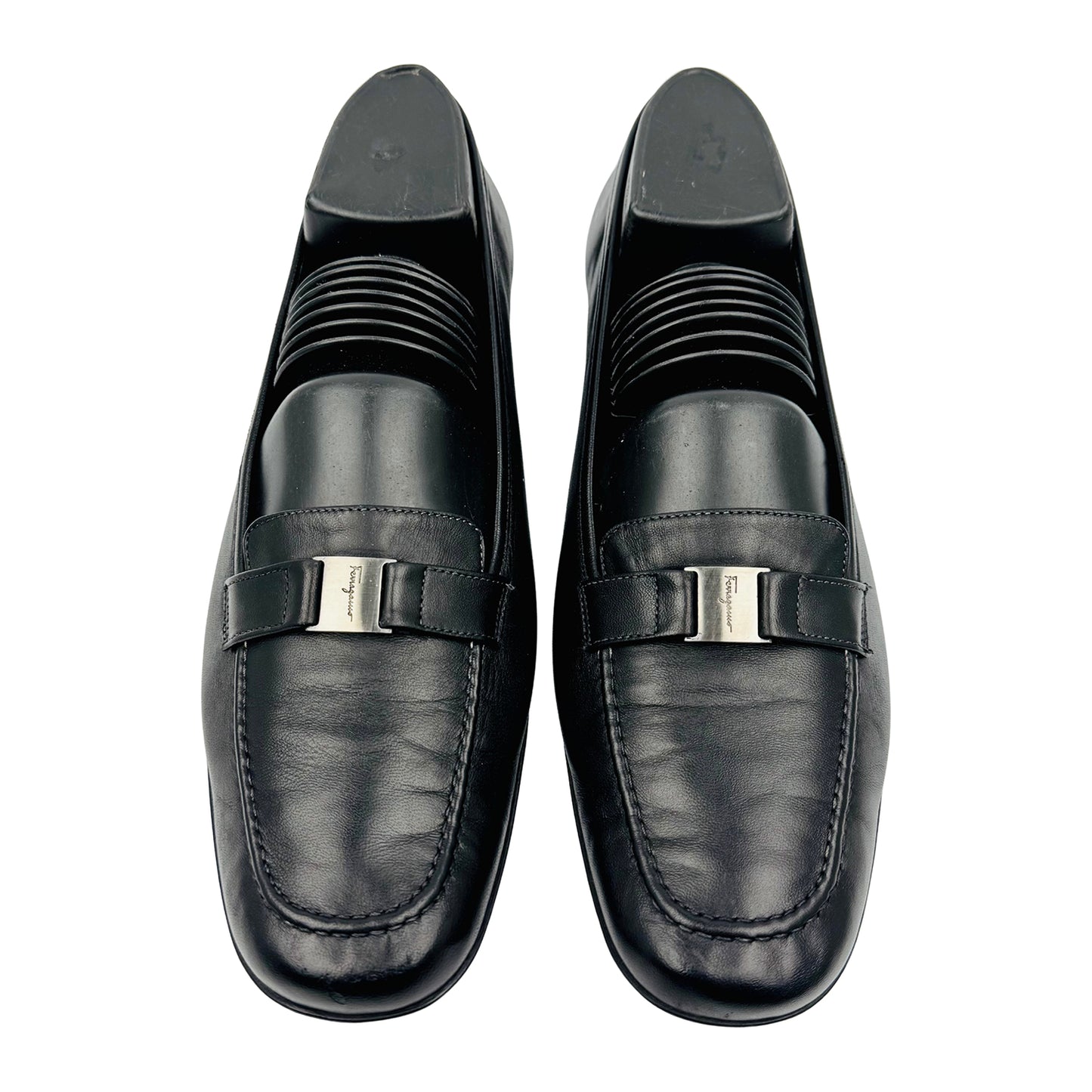 Salvatore Ferragamo Women's Black Italian Loafer (Size 39/39.5)