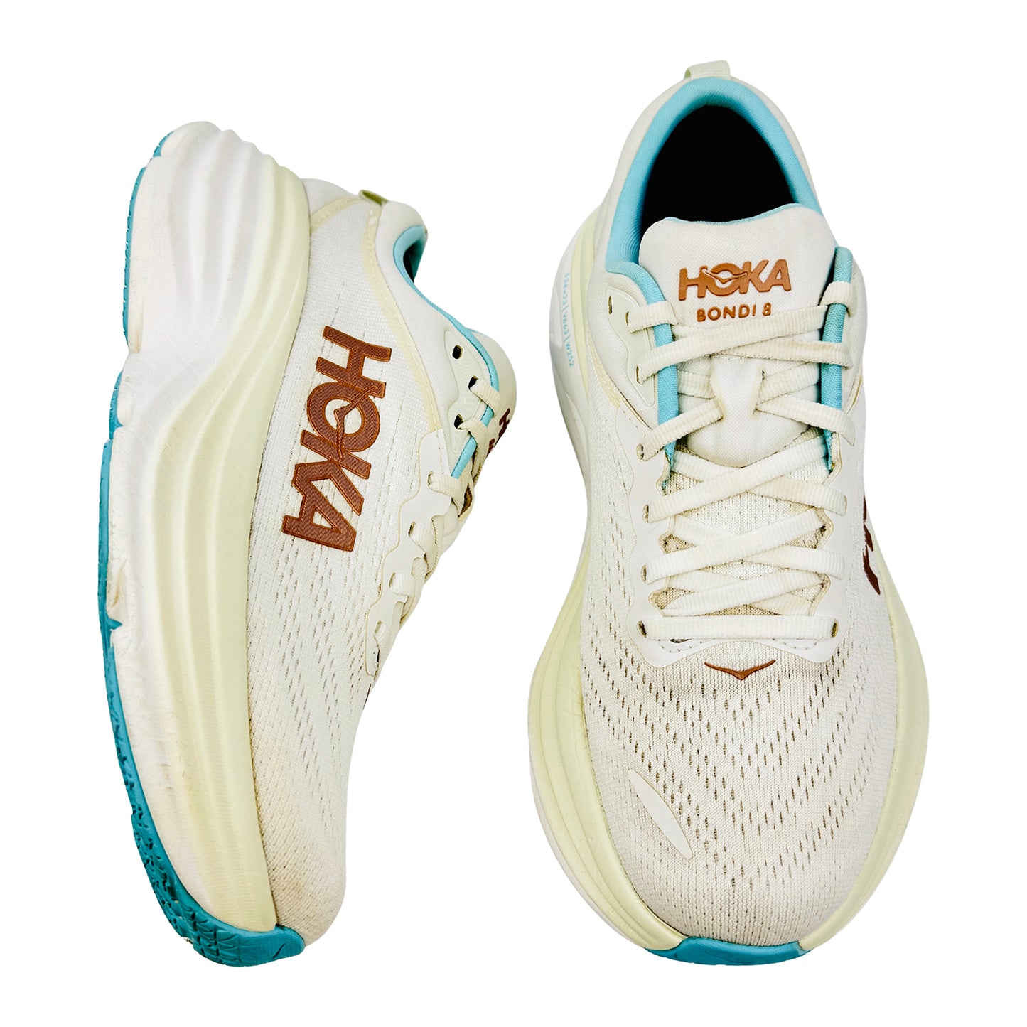 Hoka Bondi 8 'Frost' Shoes (Size 38.5) - 1127952 FTRS