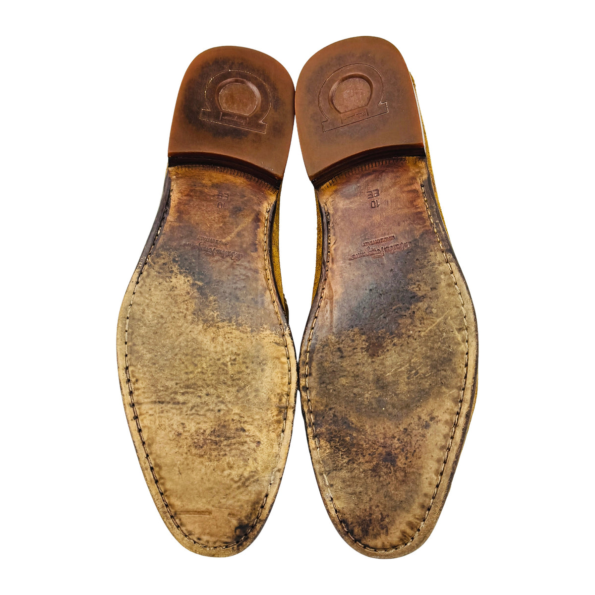Salvatore Ferragamo Suede Gancini Loafers (Size 43.5)