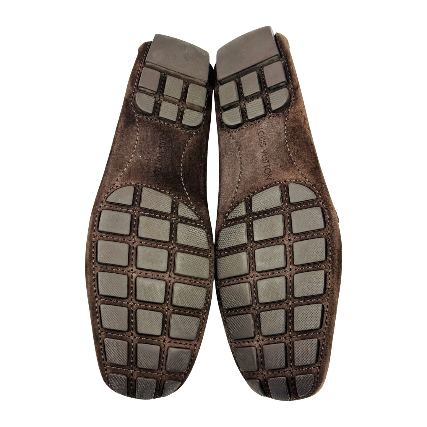 Louis Vuitton Monte Carlo Dark Brown Suede Loafers (Size 42.5)