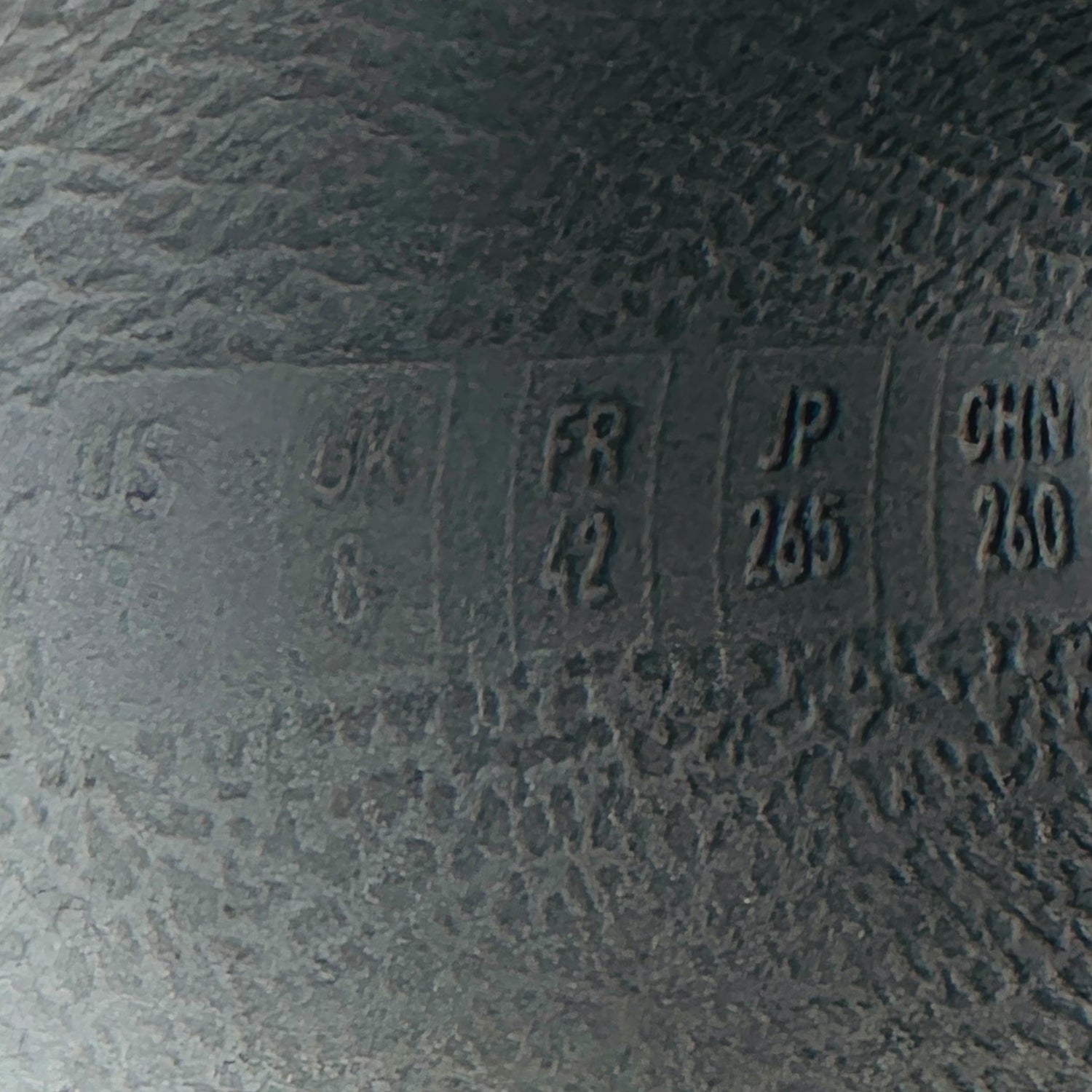 Inside Size embossing image of Adidas Adilette Aqua Slides (Size 42) - EF1730