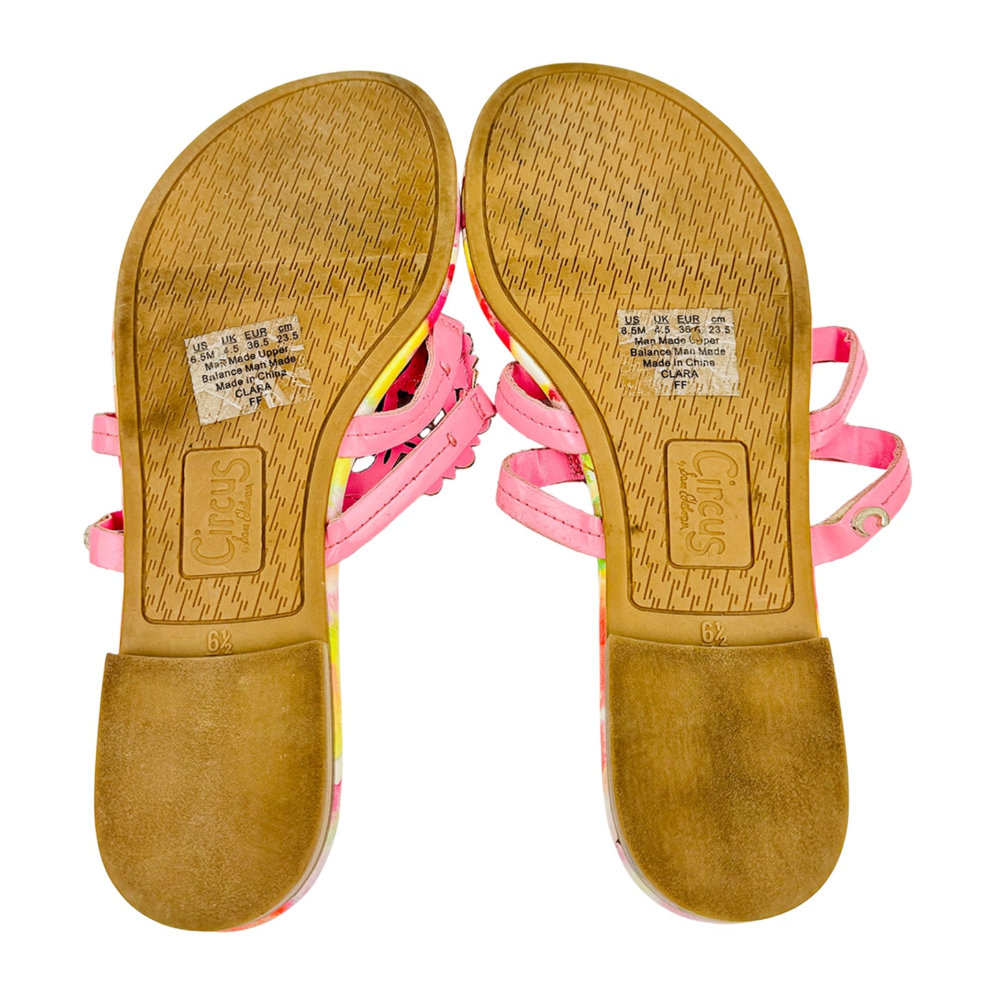 Circus NY Clara Pink Flip Flops (Size 36.5)