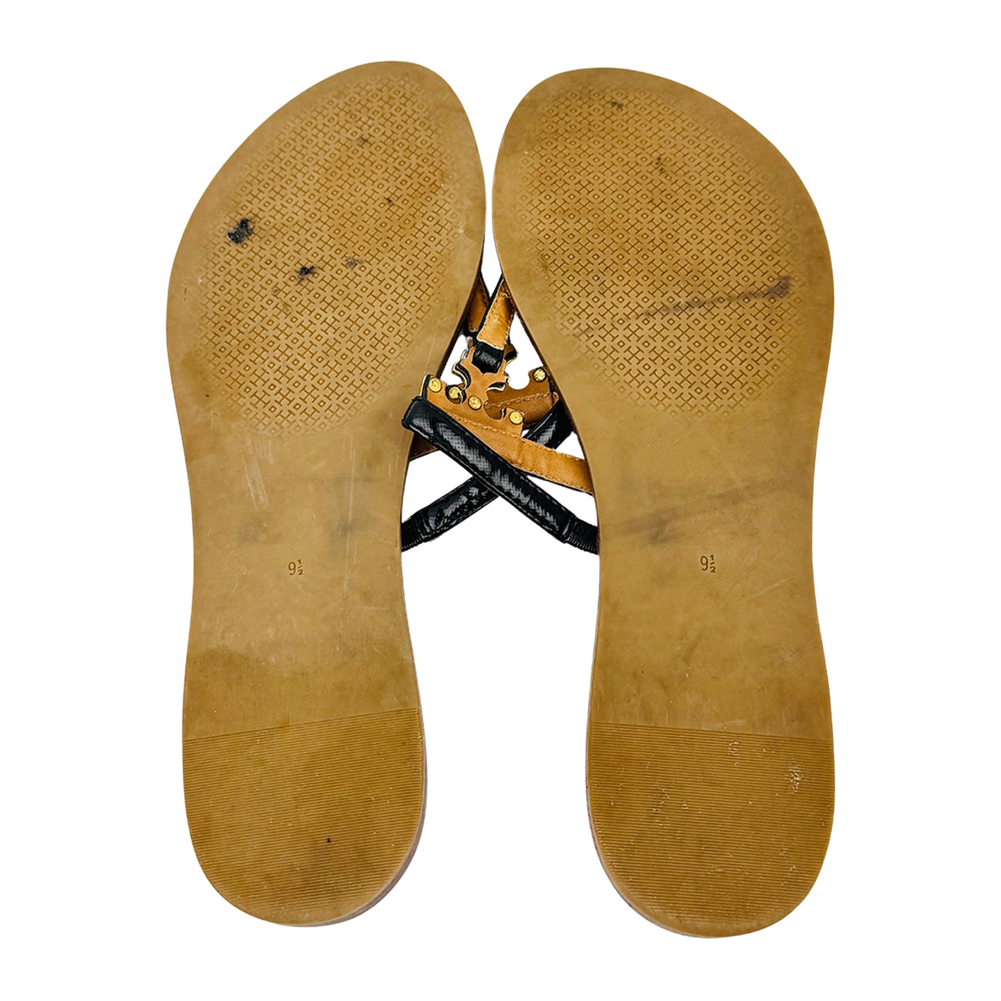 Tory Burch Beige Leather Slippers (Size 39.5)