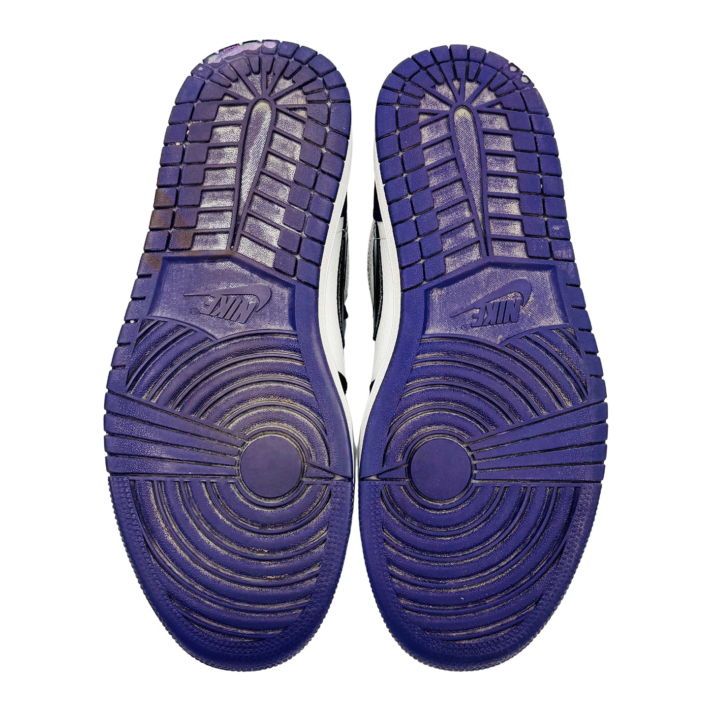 Nike Air Jordan 1 Low 'Court Purple' Shoes (Size 42) - 553558-125
