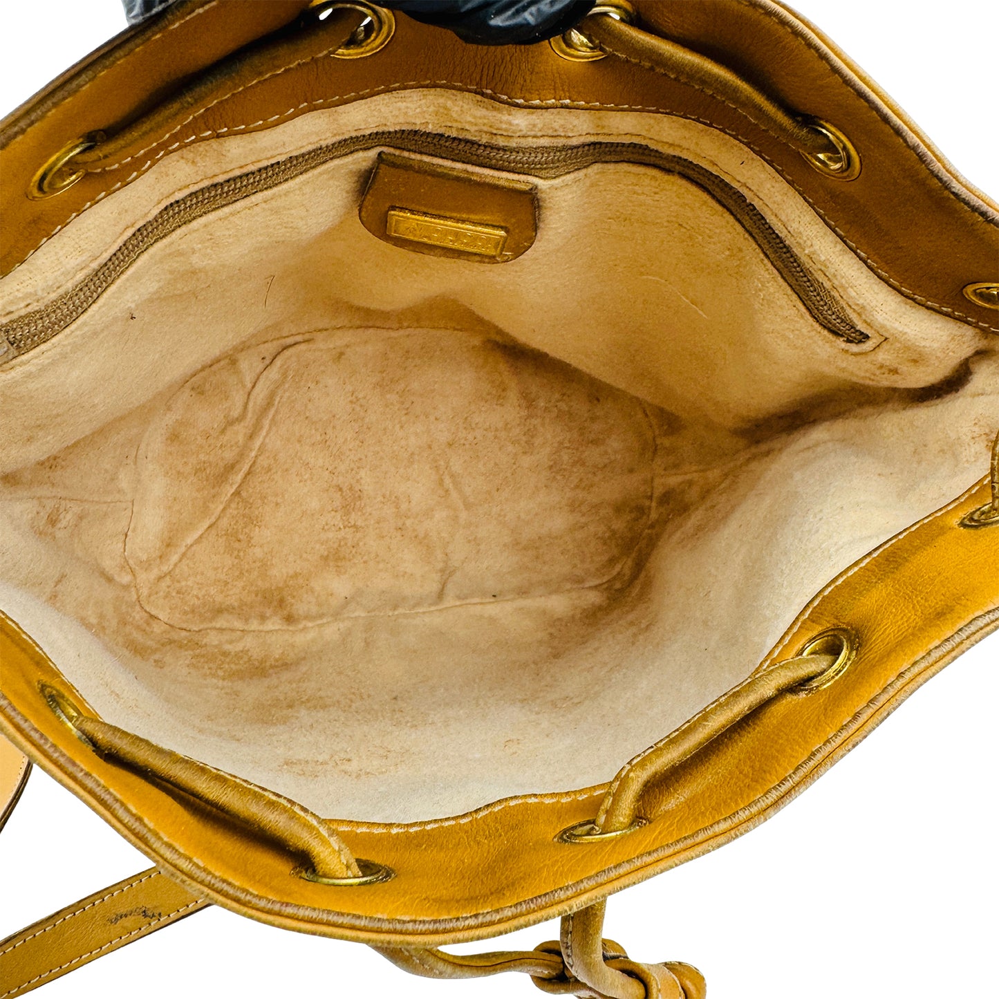 Gucci Beige Coated Canvas Bucket Bag