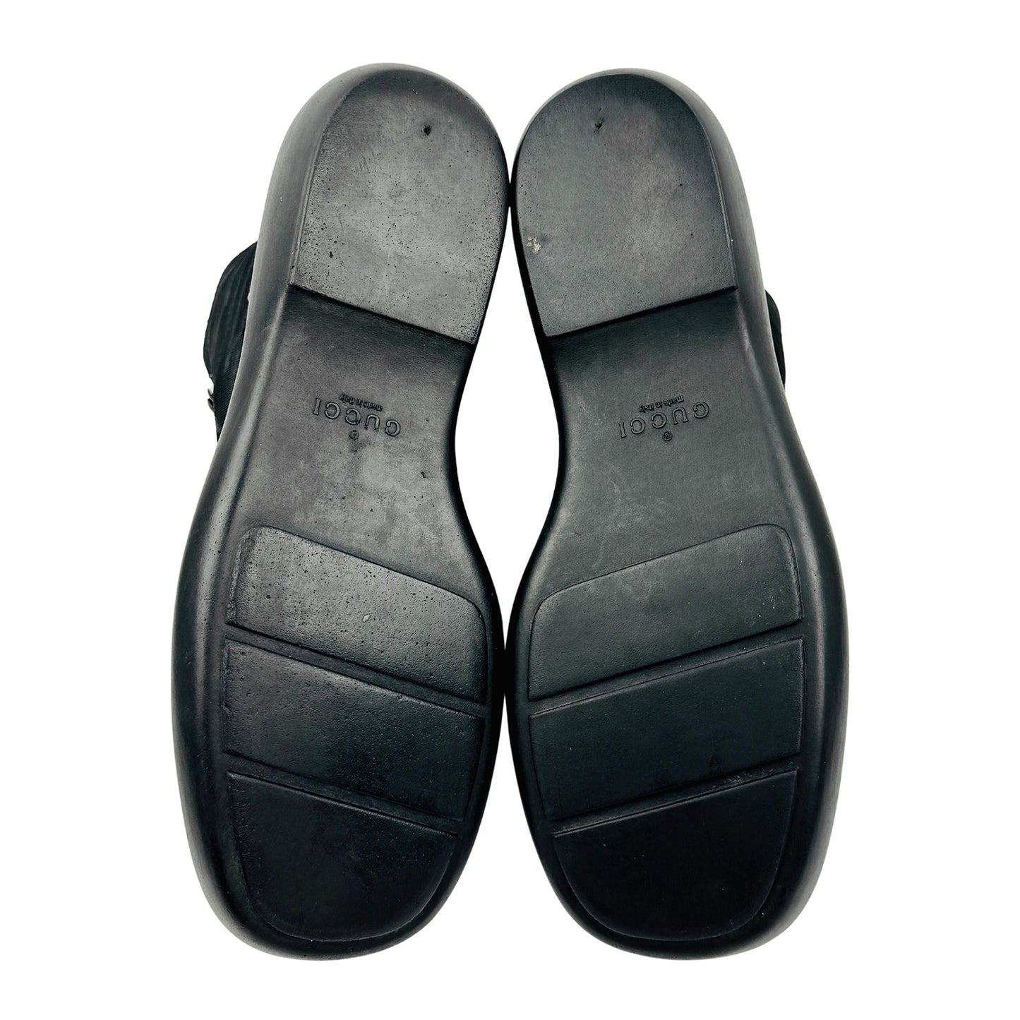 Gucci Black GG Canvas Web Boots (Size 38) - 104 0227