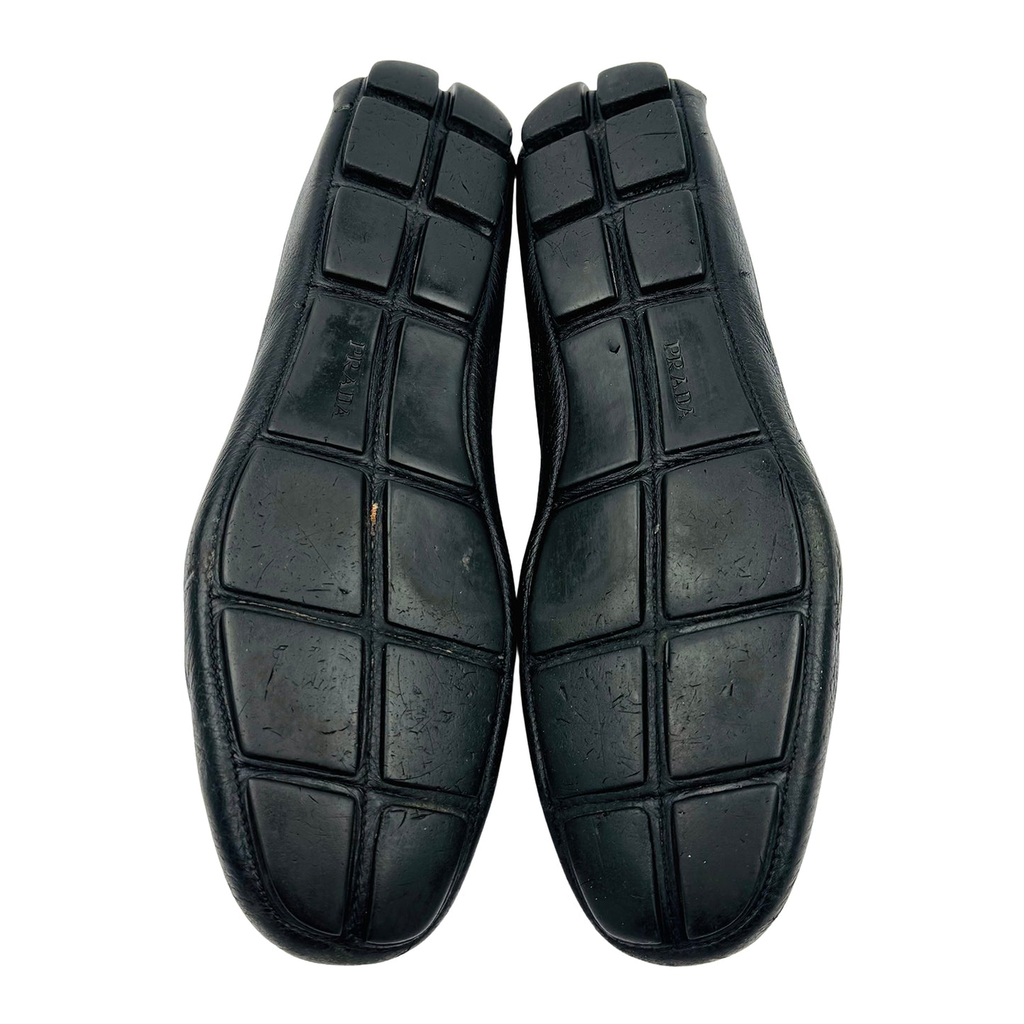 Prada Men's Black Driver Penny Loafer (Size 45)