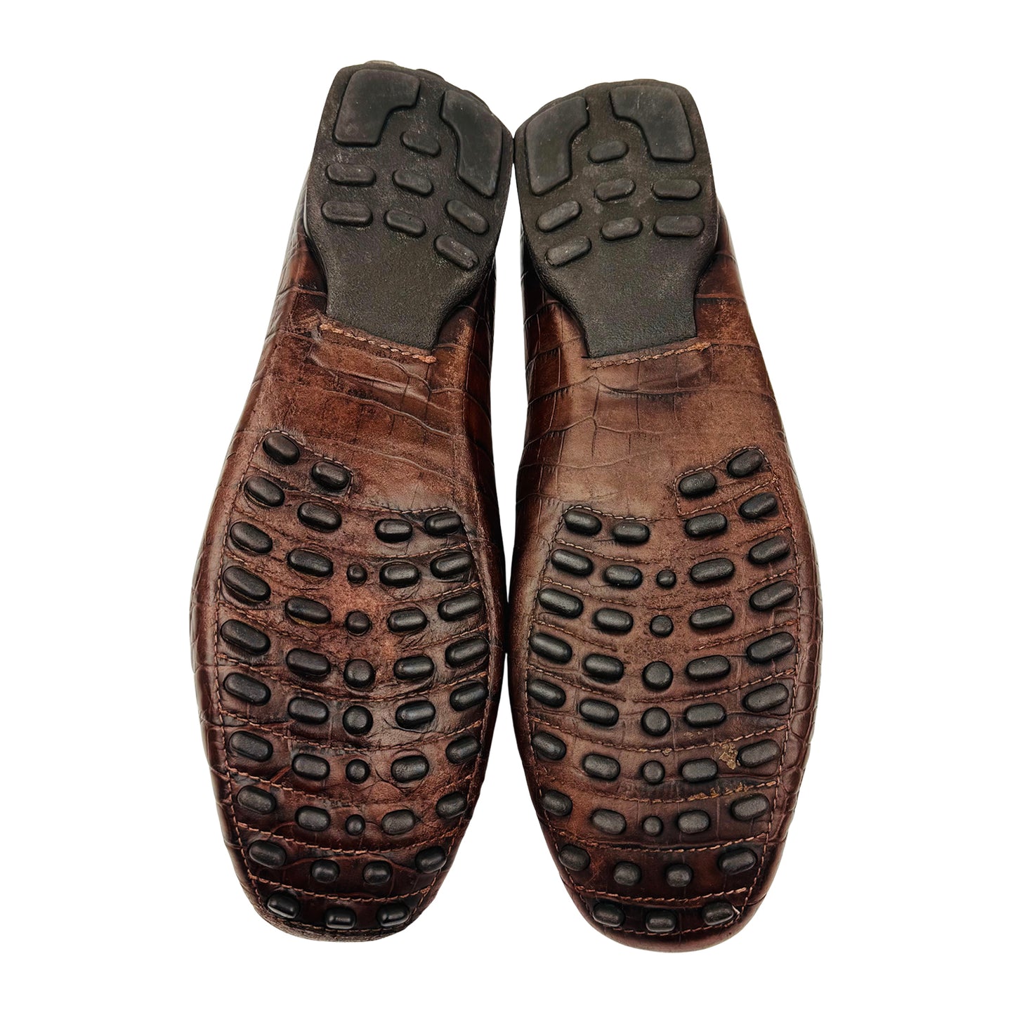Santoni Men's Alligator Leather Loafers (Size 43.5)