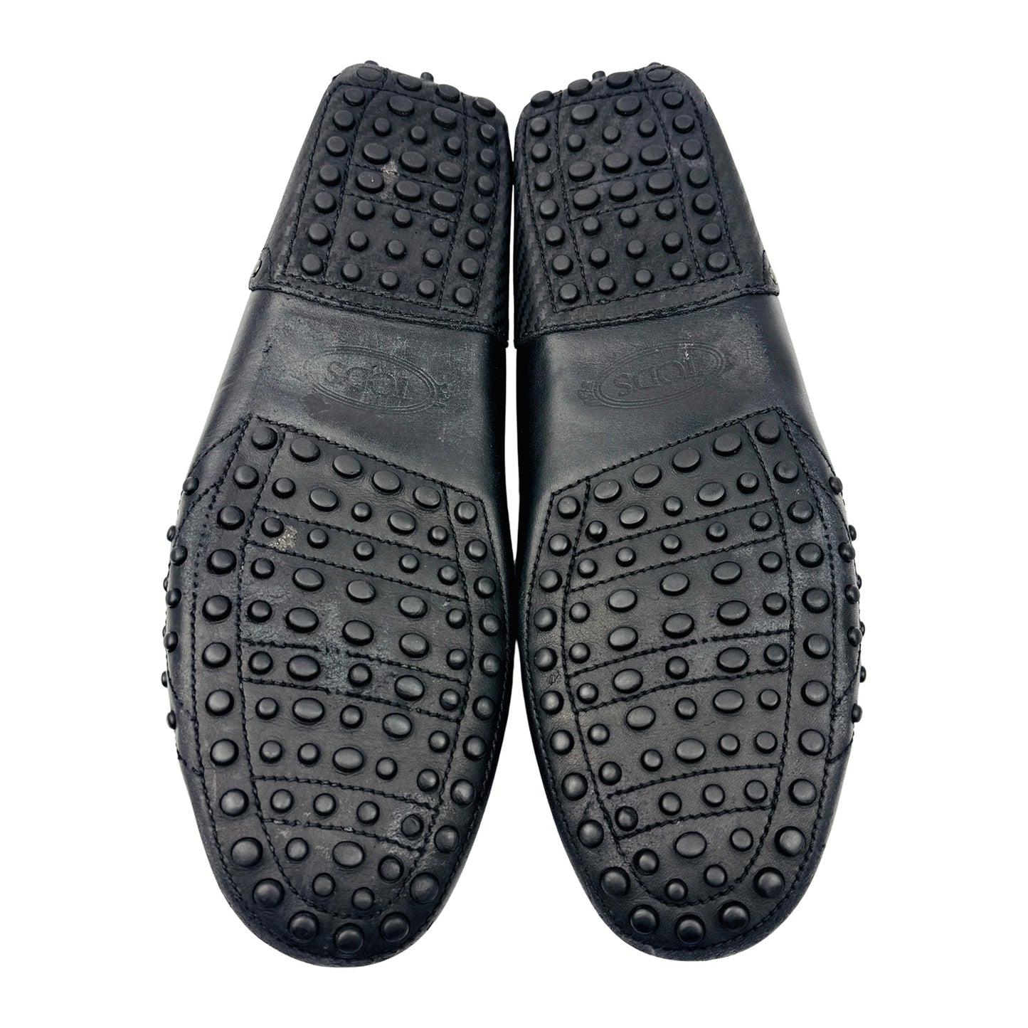 Tod's for Ferrari Gommino Black Driving Loafers (Size 42)