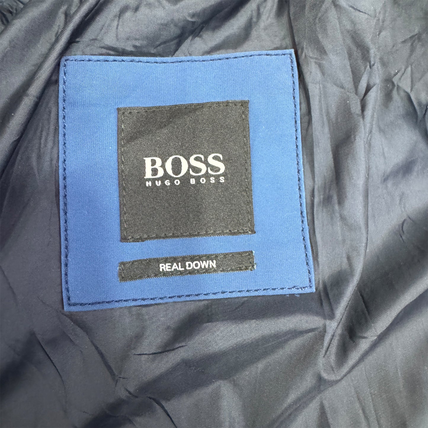 Hugo Boss Men's Royal Blue Puffer Jacket (Size Large)