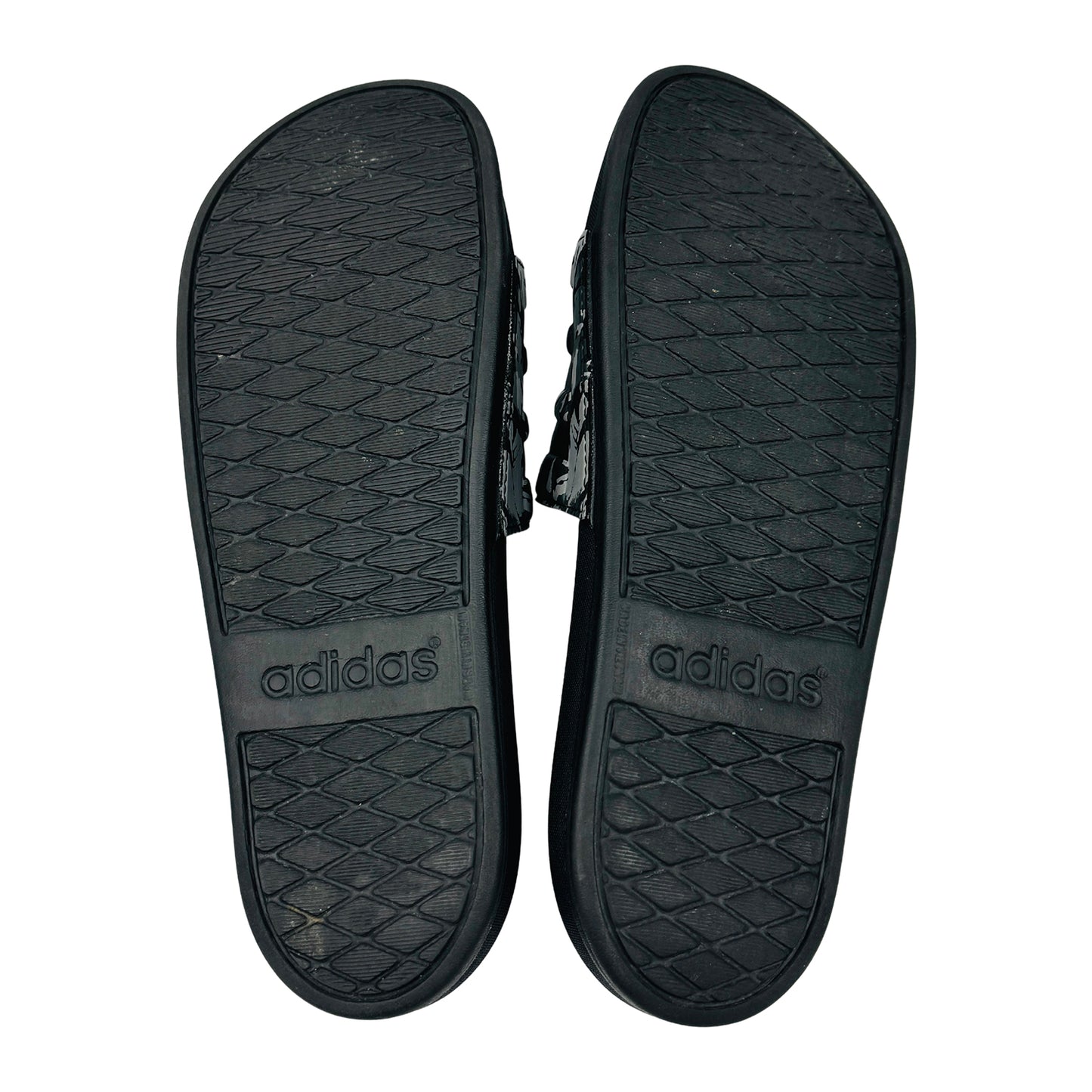 Adidas Men's Adilette 'Grey Camo' Slides (Size 44.5) - FZ1755