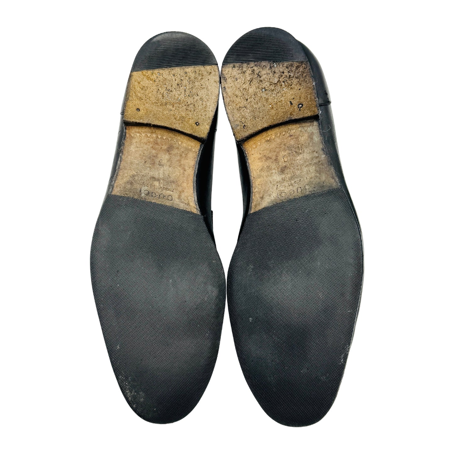 Gucci Men's Jordaan Black Leather Loafers (Size 42/42.5)