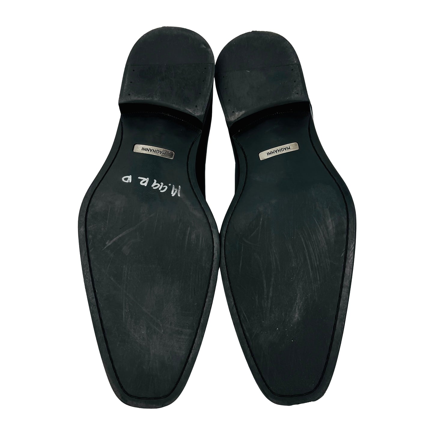 Magnanni Black Portugal Made Derby Shoes (Size 44) - 23475