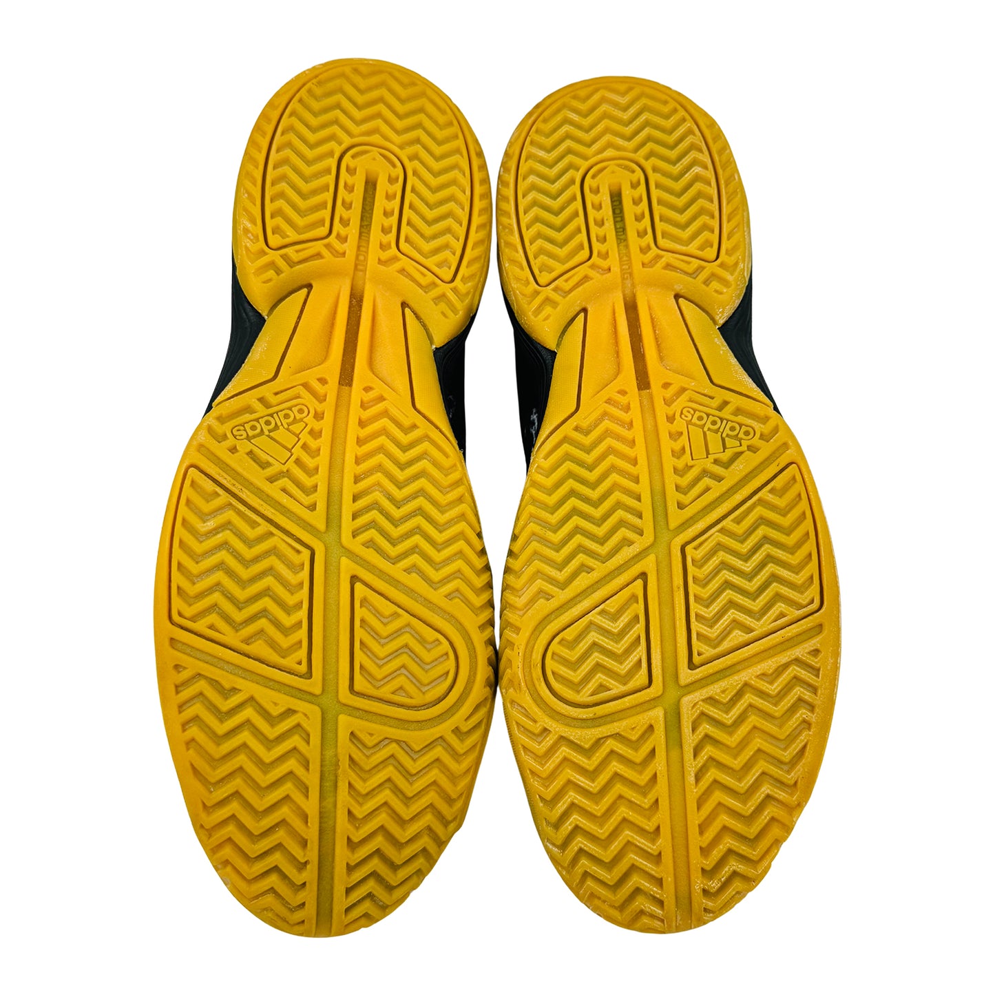 Adidas Ligra 5  Black Gold Sneakers (Size 44) - BY2572