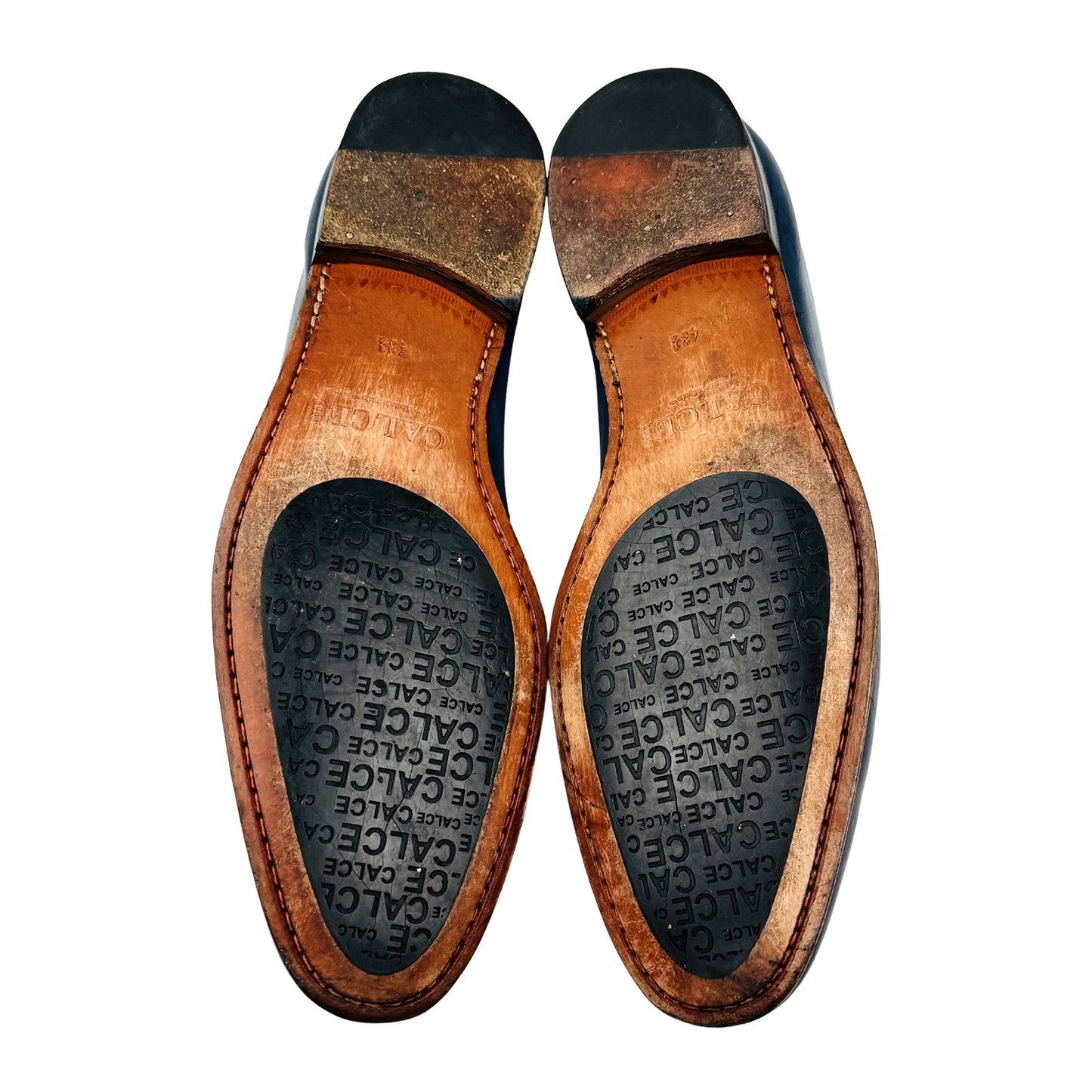 Calce Men's Blue Horsebit Loafers (Size 43.5)