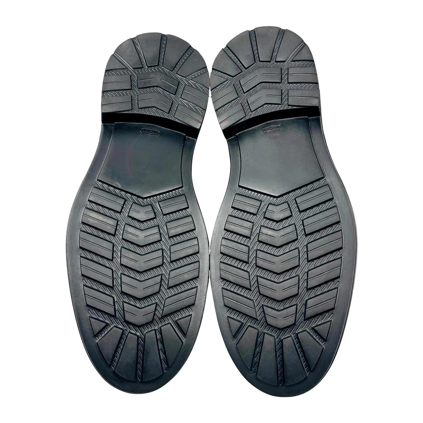 Marks & Spencer Men's Black Leather Loafers (Size 43)