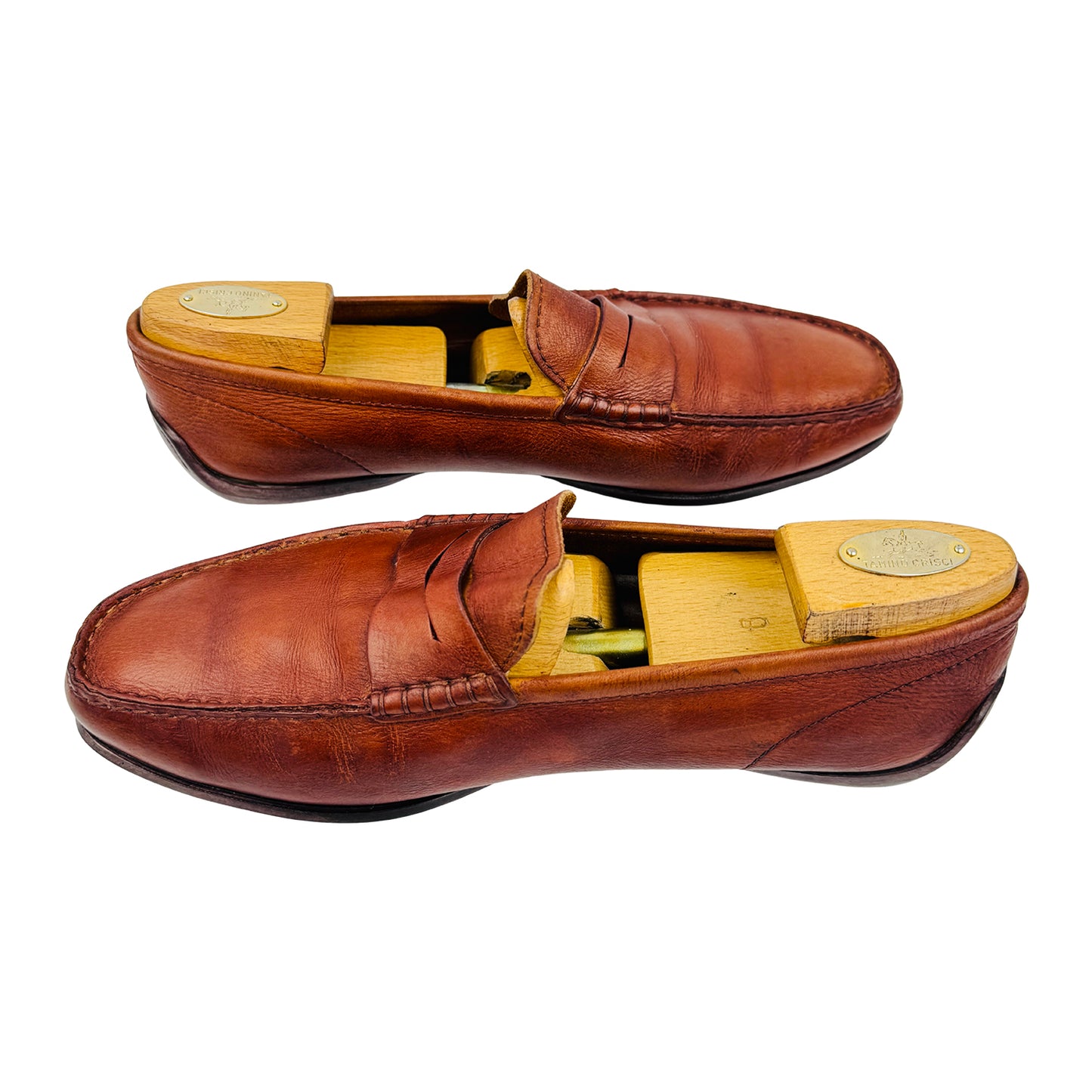 Tod’s Men's Brown Leather Penny Loafers (Size 43.5)