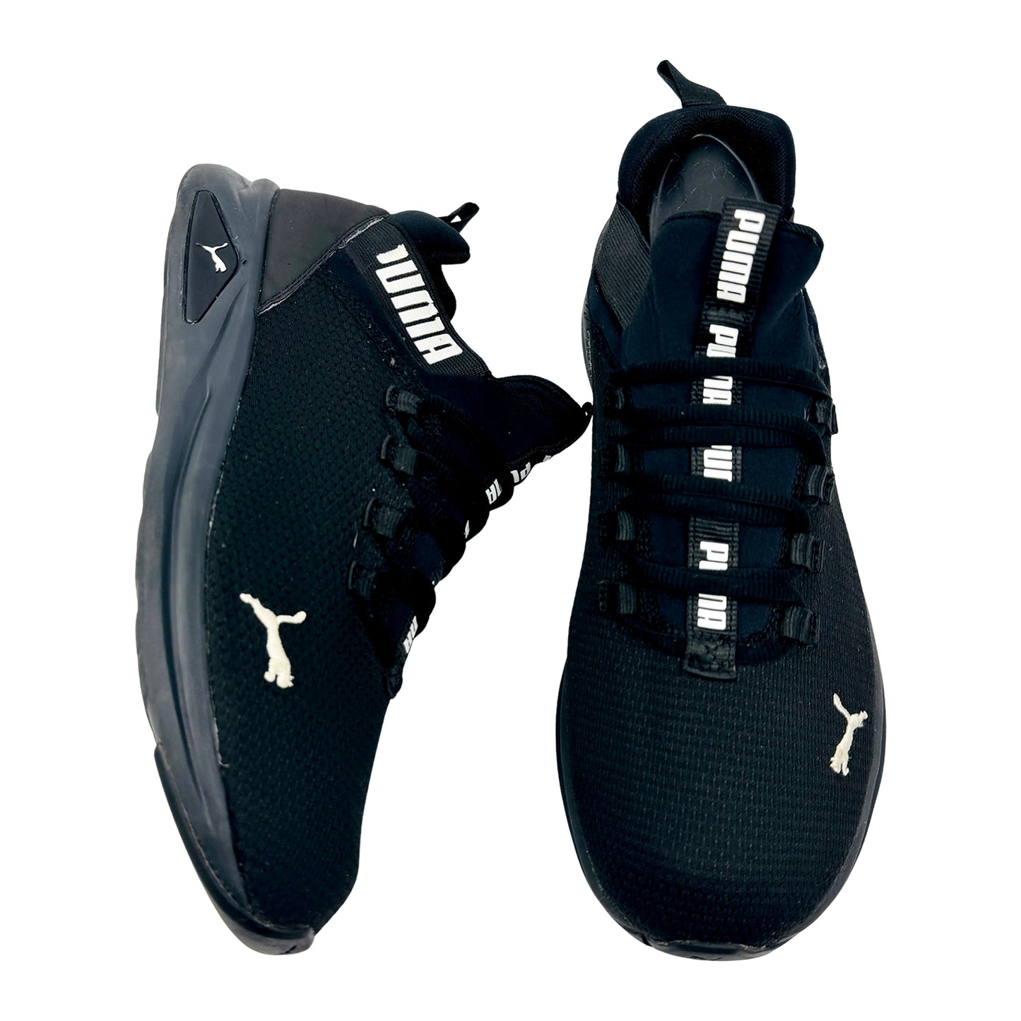Puma Enzo 2 Clean 'Black White' Shoes (Size 42.5) - 377126-01