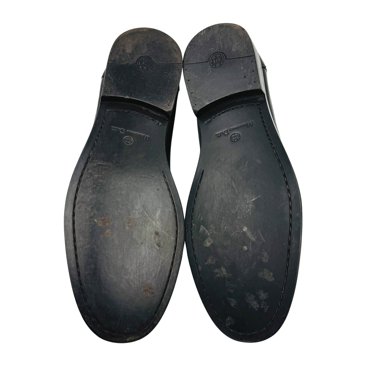 Massimo Dutti Dark Brown Leather Penny Loafers (Size 42/42.5)