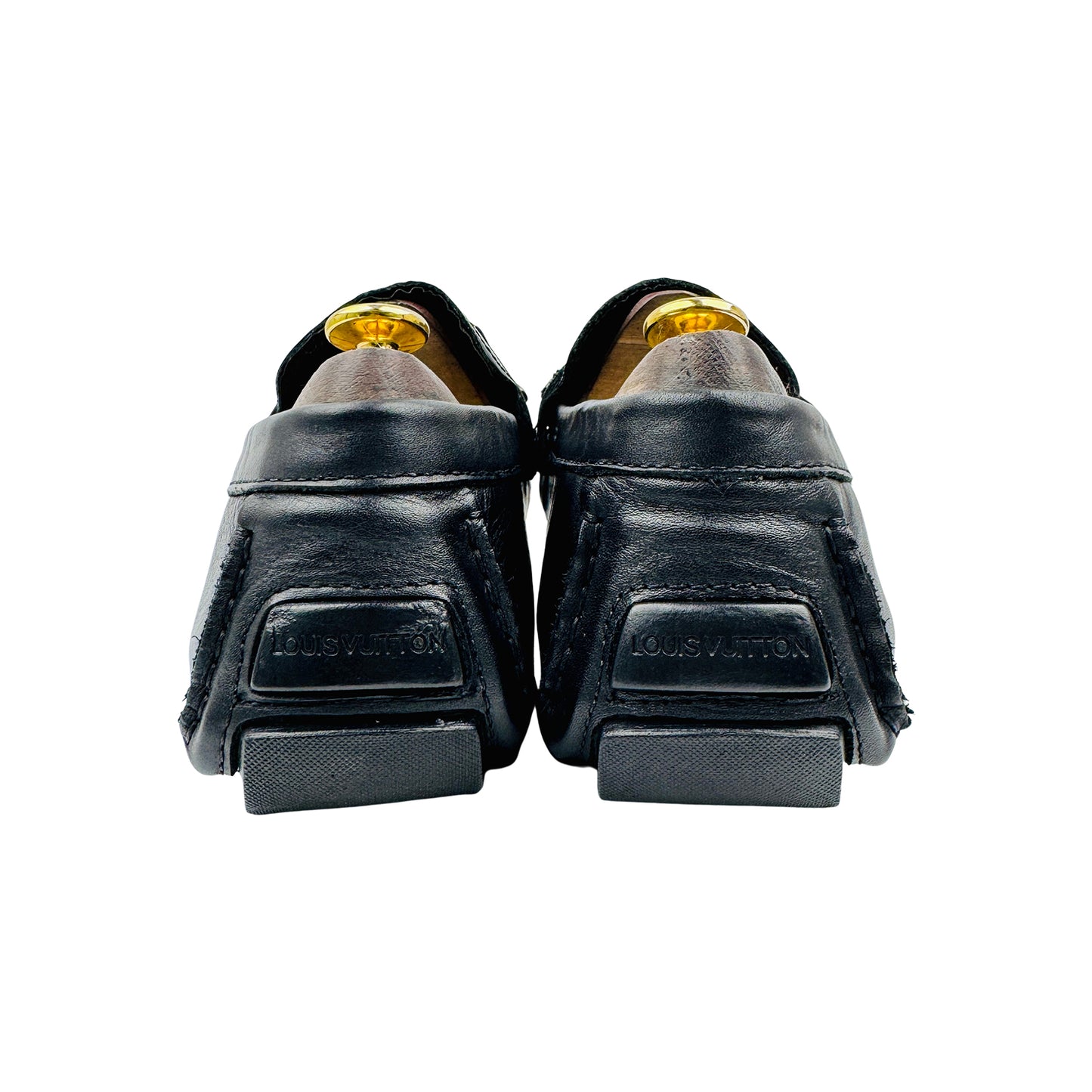 Louis Vuitton Monte Carlo Black Leather Loafers (Size 43) - 1A8F6K