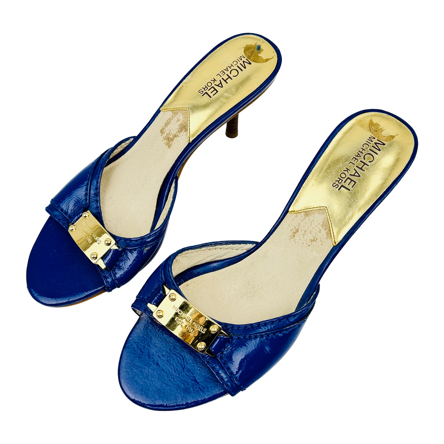 Michael Kors Women's 'Royal Blue' Kitten Pumps (Size 38.5)