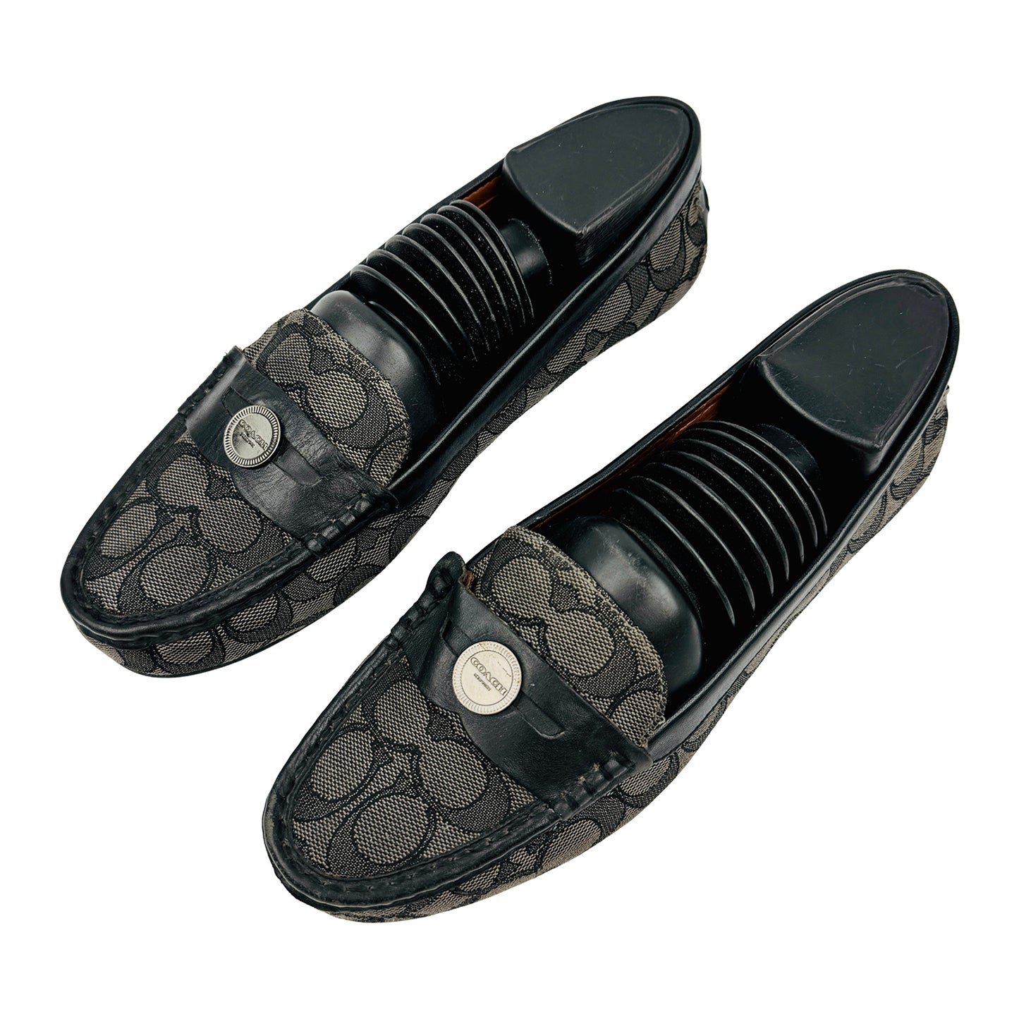 Coach Signature Coin Driver Loafers (Size 39.5) - FG1269