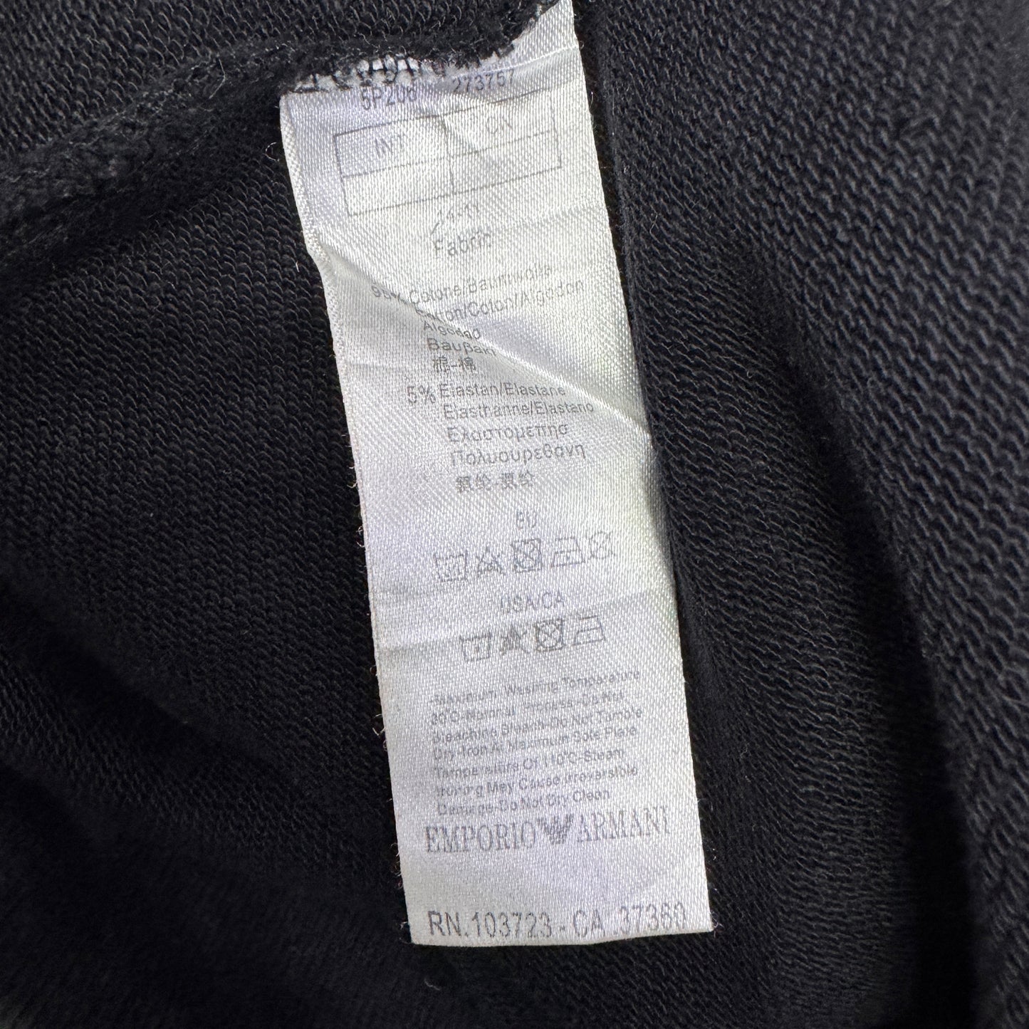 Emporio Armani Men's Dark Grey Sweatshirt (Size Small)