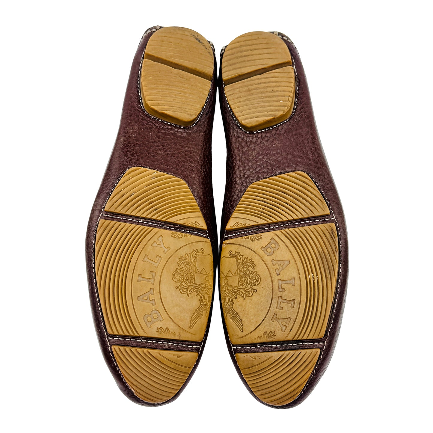 Bally Men's Brown Leather Driving Loafers (Size 44/44.5)