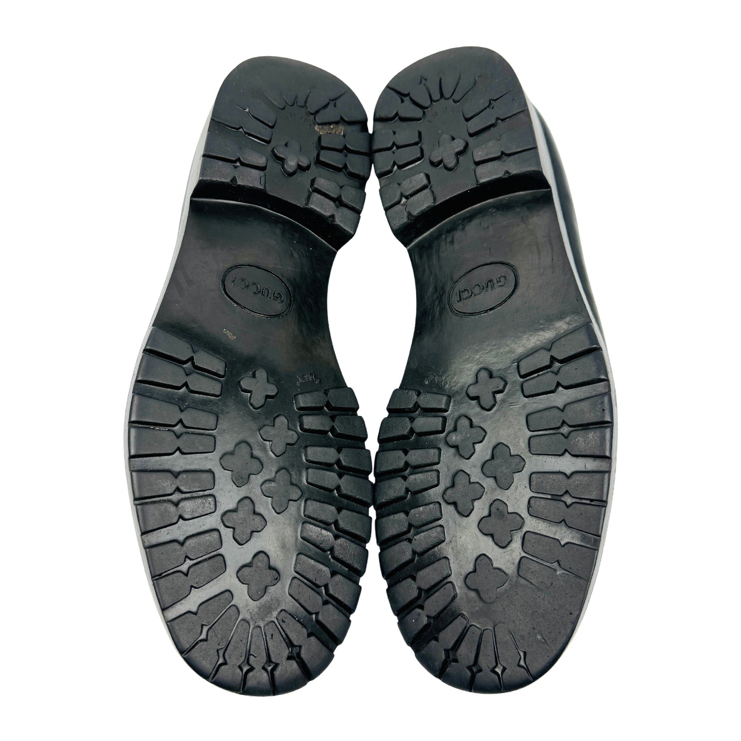 Gucci Men's Black Horsebit Loafers (Size 43.5)