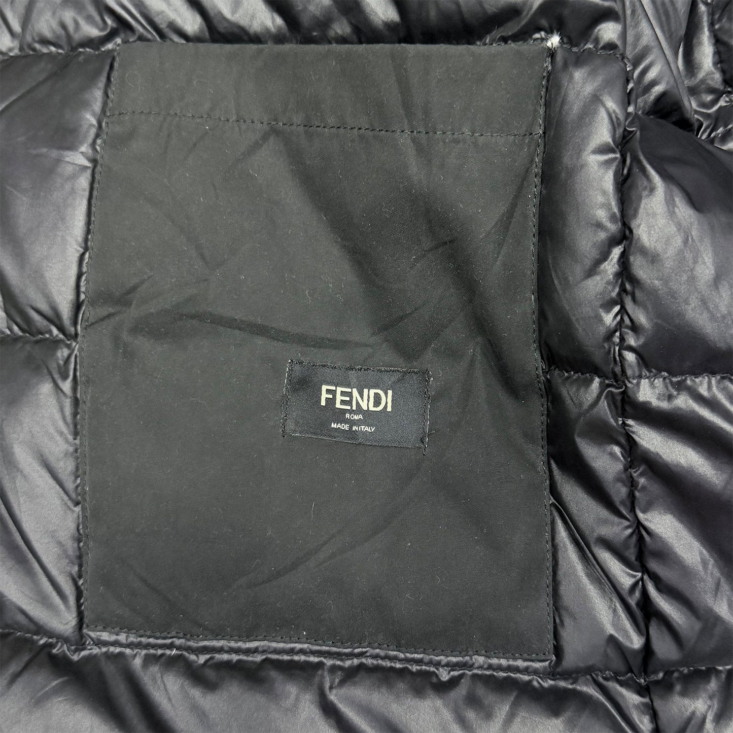 FENDI Monster Eye Reversible Puffer Vest (Size Medium)