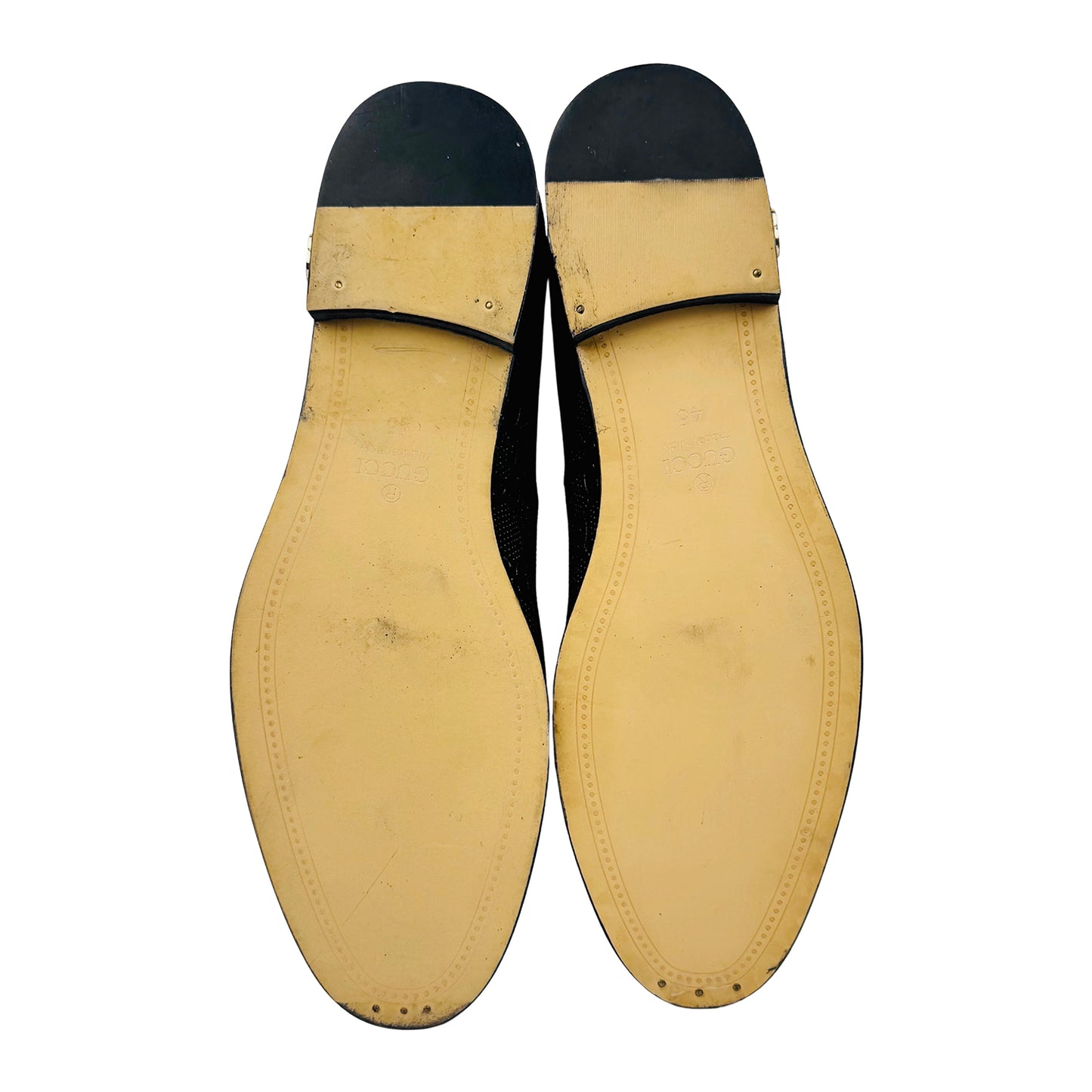 Gucci Men's Black GG Jacquard Loafers (Size 44.5/45)