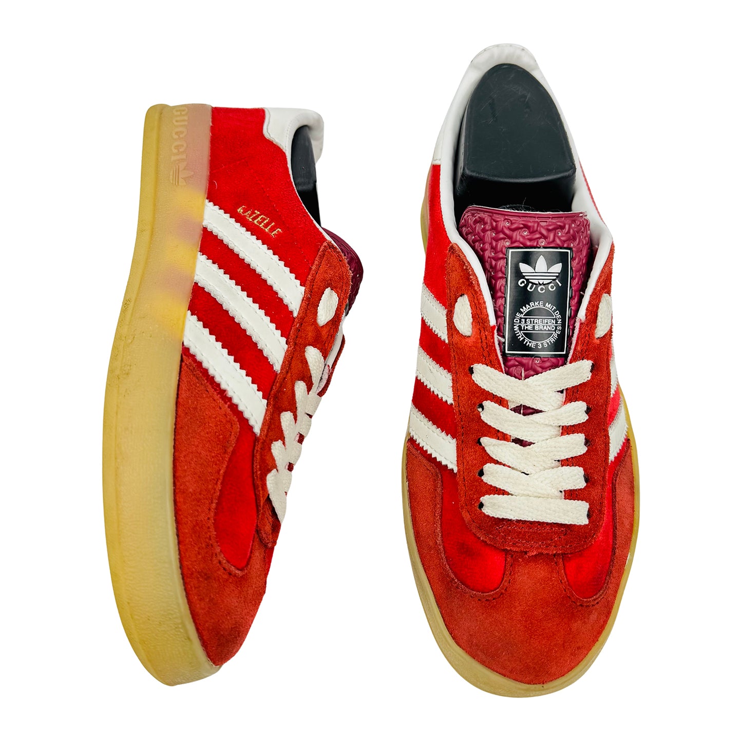 Gucci X Adidas Gazelle Velvet Sneakers (Size 36) - HQ8851