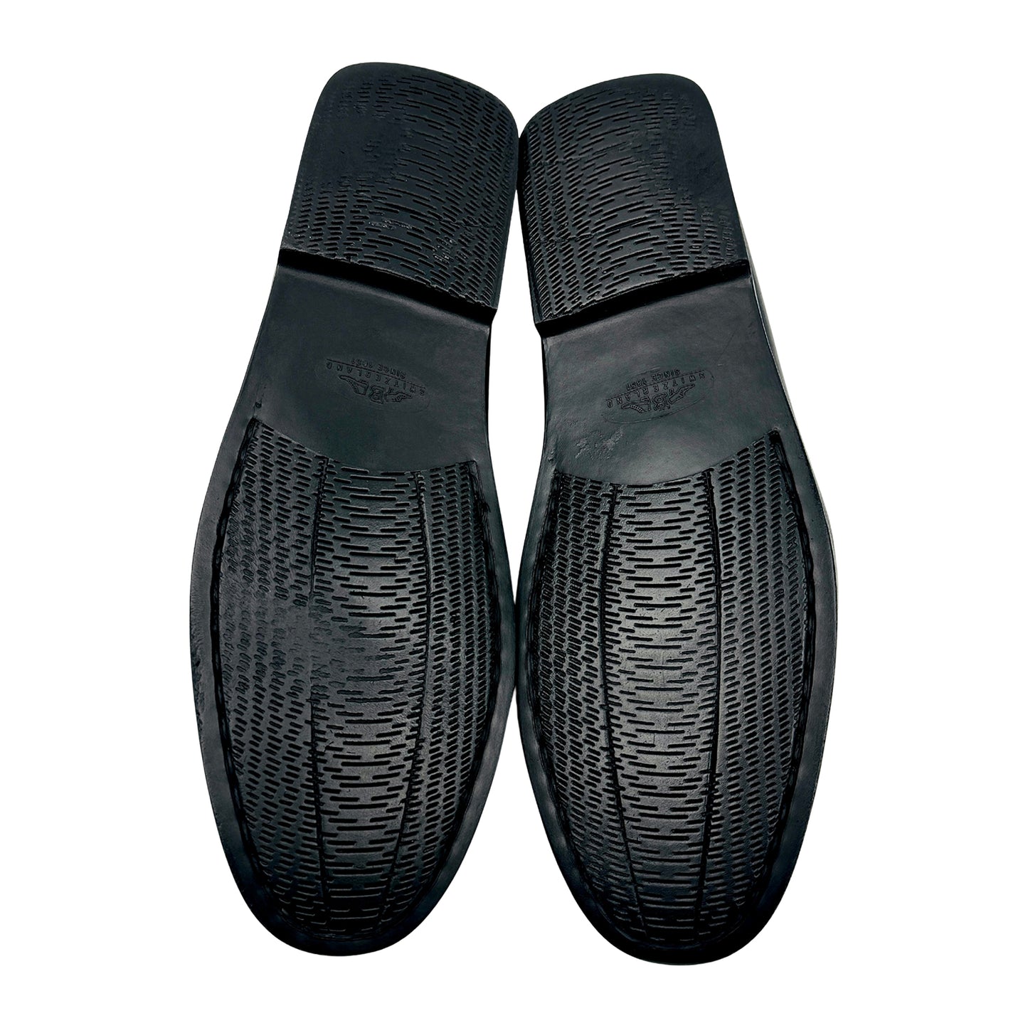 Bally Men's Black Leather Penny Loafers (Size 42)