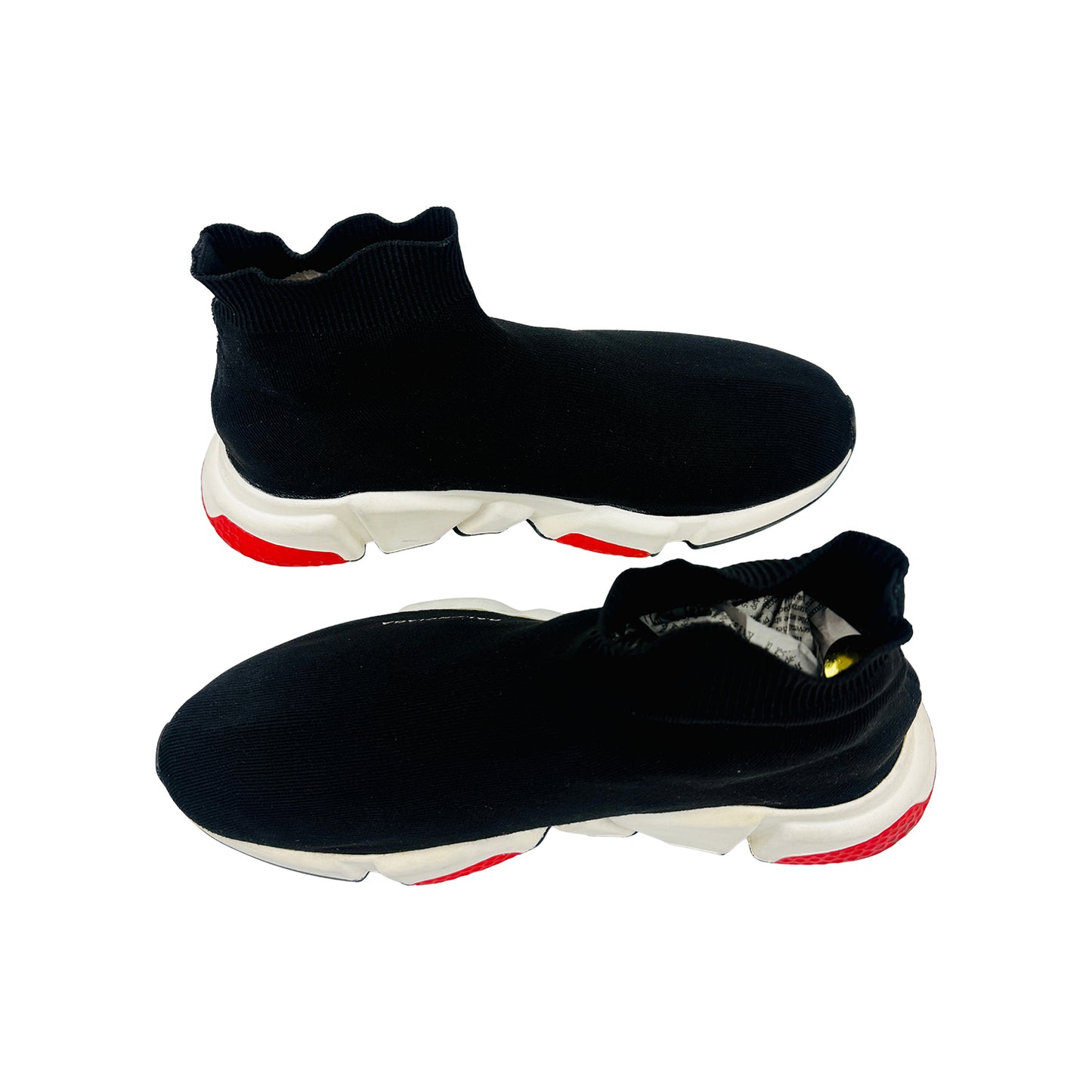 Balenciaga Speed Trainer 'Black White Red' Shoes (Size 43)