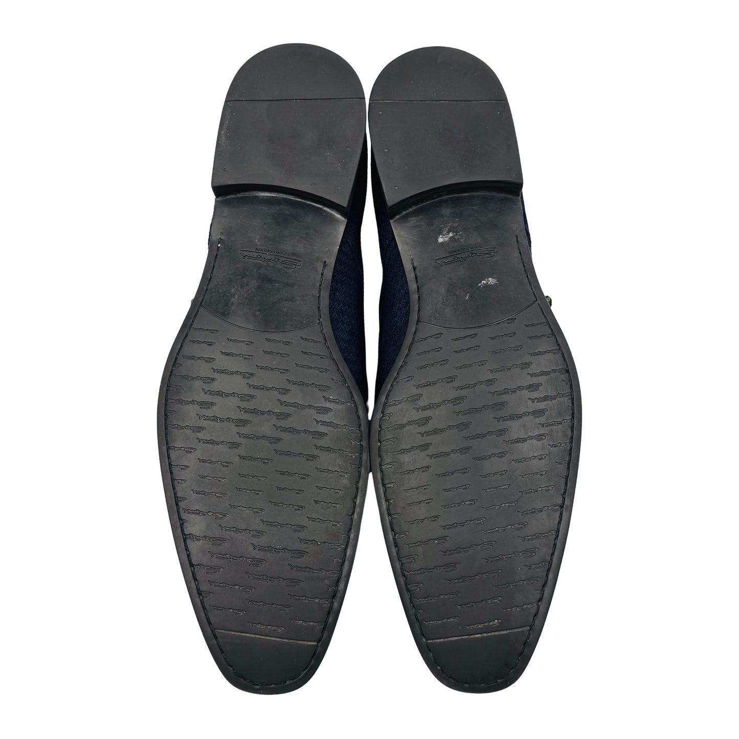 Santoni Blue Suede Strap Loafers (Size 45/45.5) - 14550 60