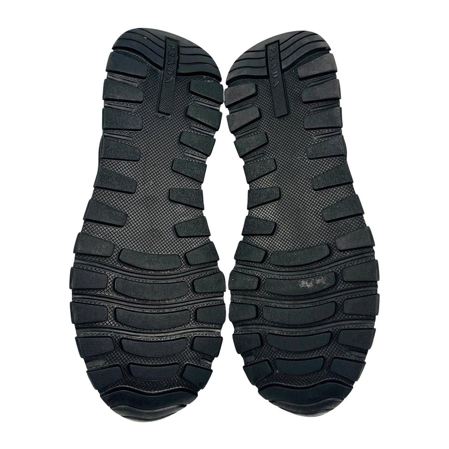 Prada Men's Prax 01 Black Sneakers (Size 44/44.5)