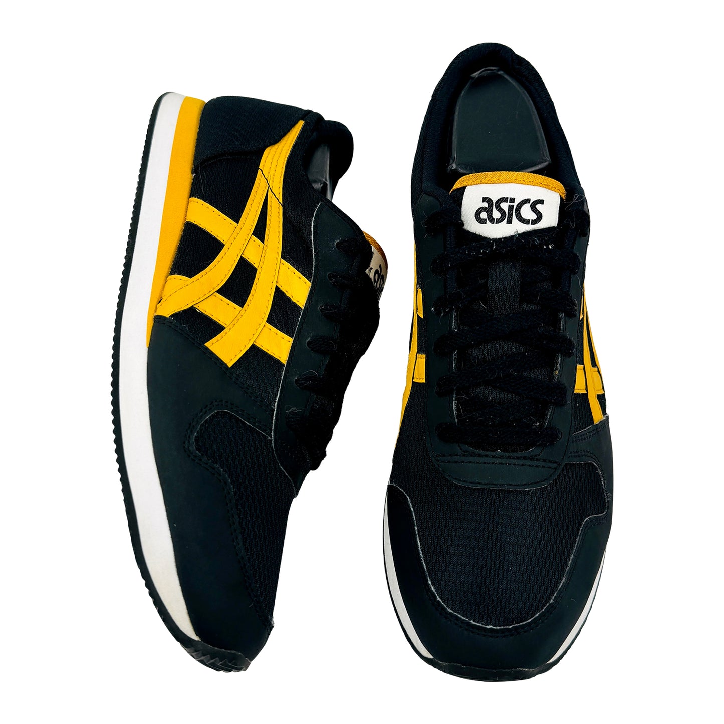 ASICS Tiger Curreo II 'Black Yellow' Shoes (Size 42.5) - HN7A0-001