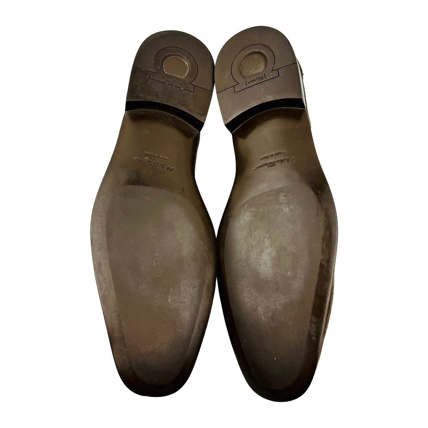 Salvatore Ferragamo Gancini Bit Brown Loafers (Size 42.5)