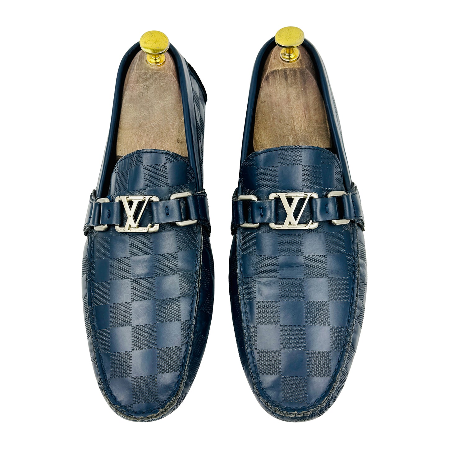 Louis Vuitton Men's Hockenheim Blue Loafers (Size 42)