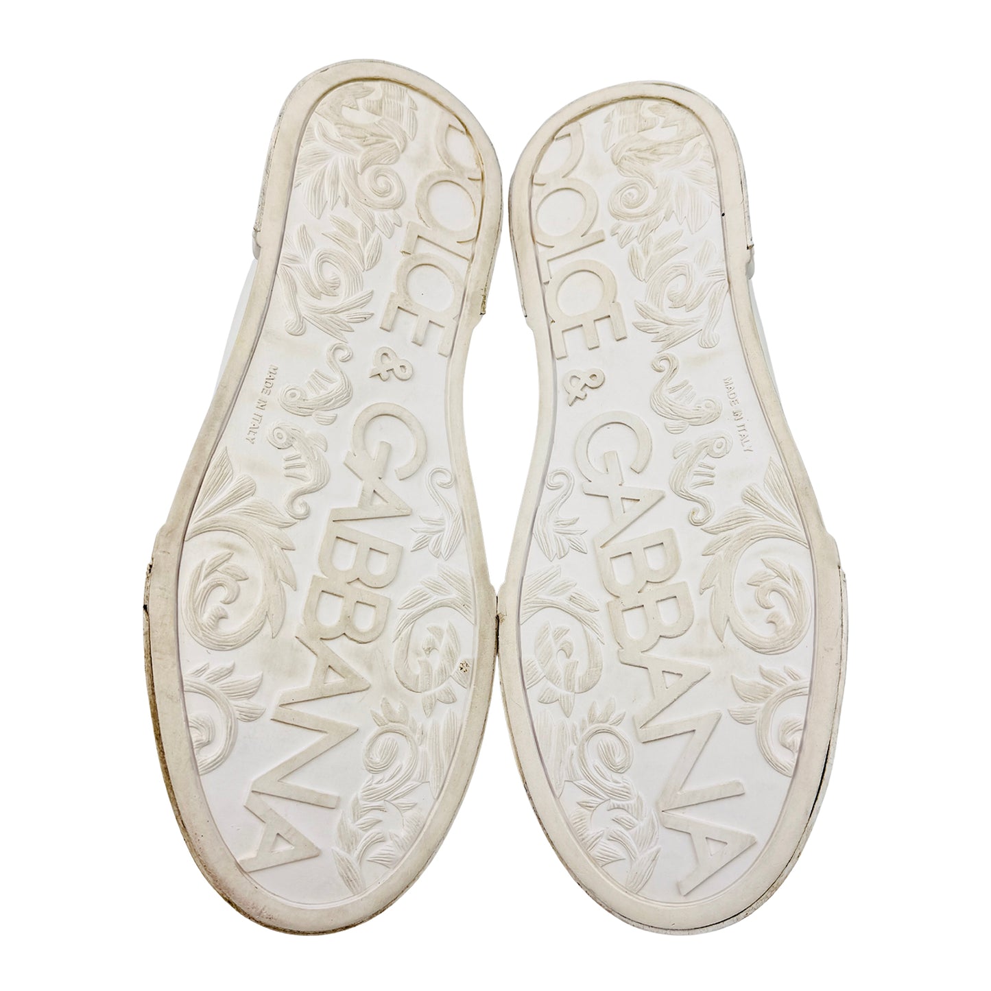 Dolce & Gabbana Portofino White Sneakers (Size 43/43.5)