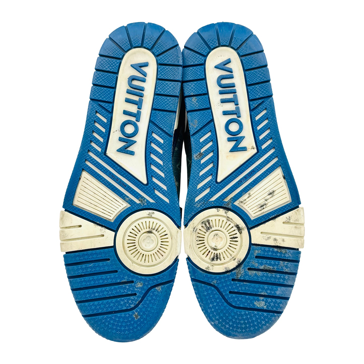 Louis Vuitton 'Blue White' Denim Trainers (Size 42.5) - MS 1212