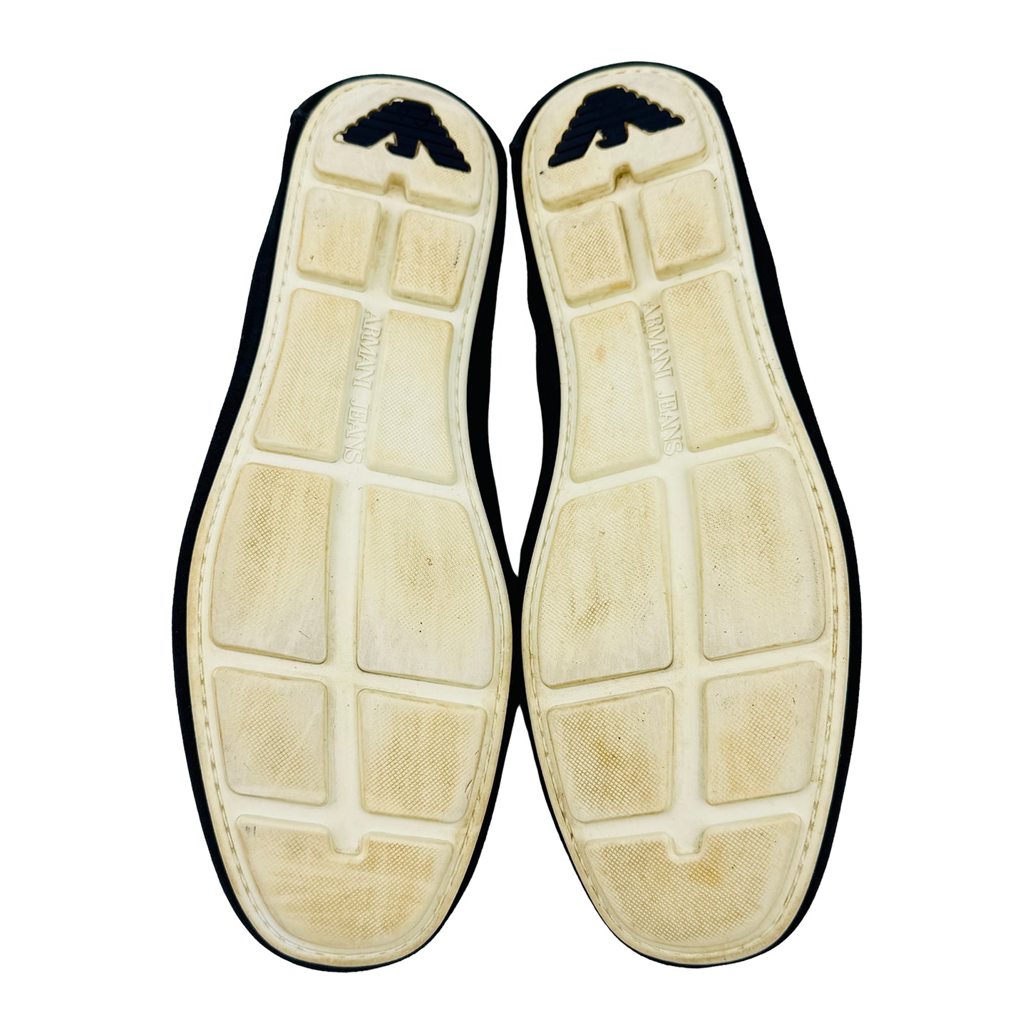 Armani Jeans Men's Navy Suede Loafers (Size 41)