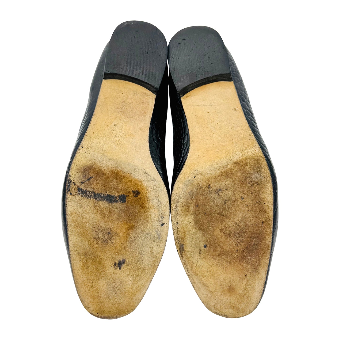 Tory Burch Jessa Croc Embossed Loafers (Size 38.5/39)