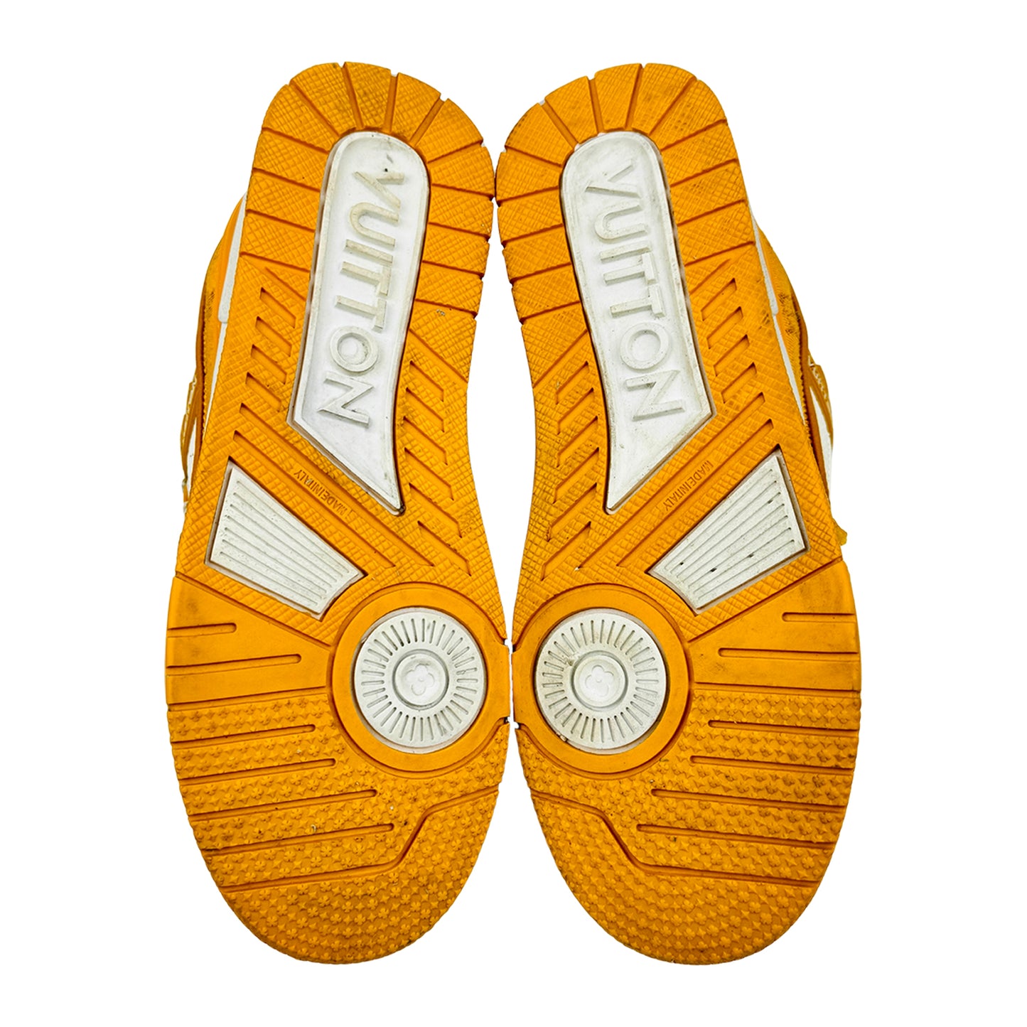 Louis Vuitton Trainer 'Yellow Monogram' Shoes (Size 40/40.5) - 1A9JHB