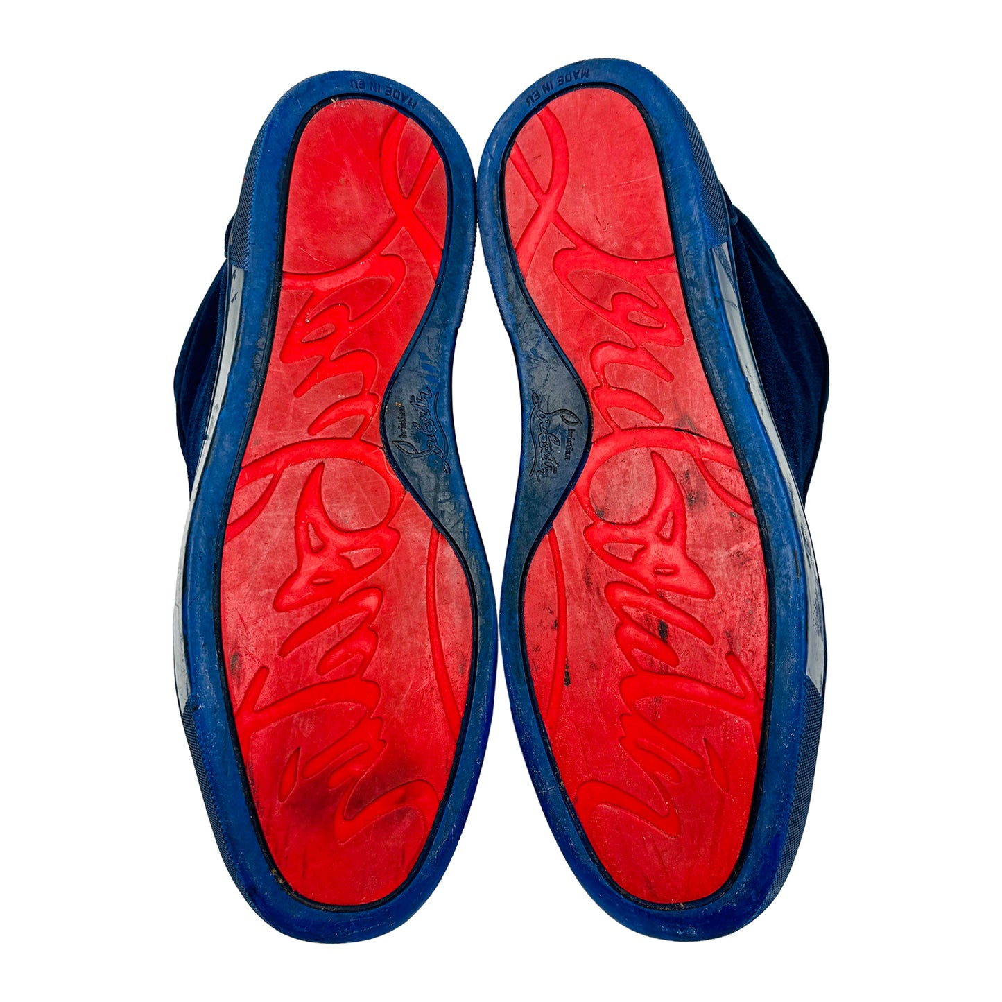 Christian Louboutin Louis Orlato Blue Sneakers (Size 41/41.5)